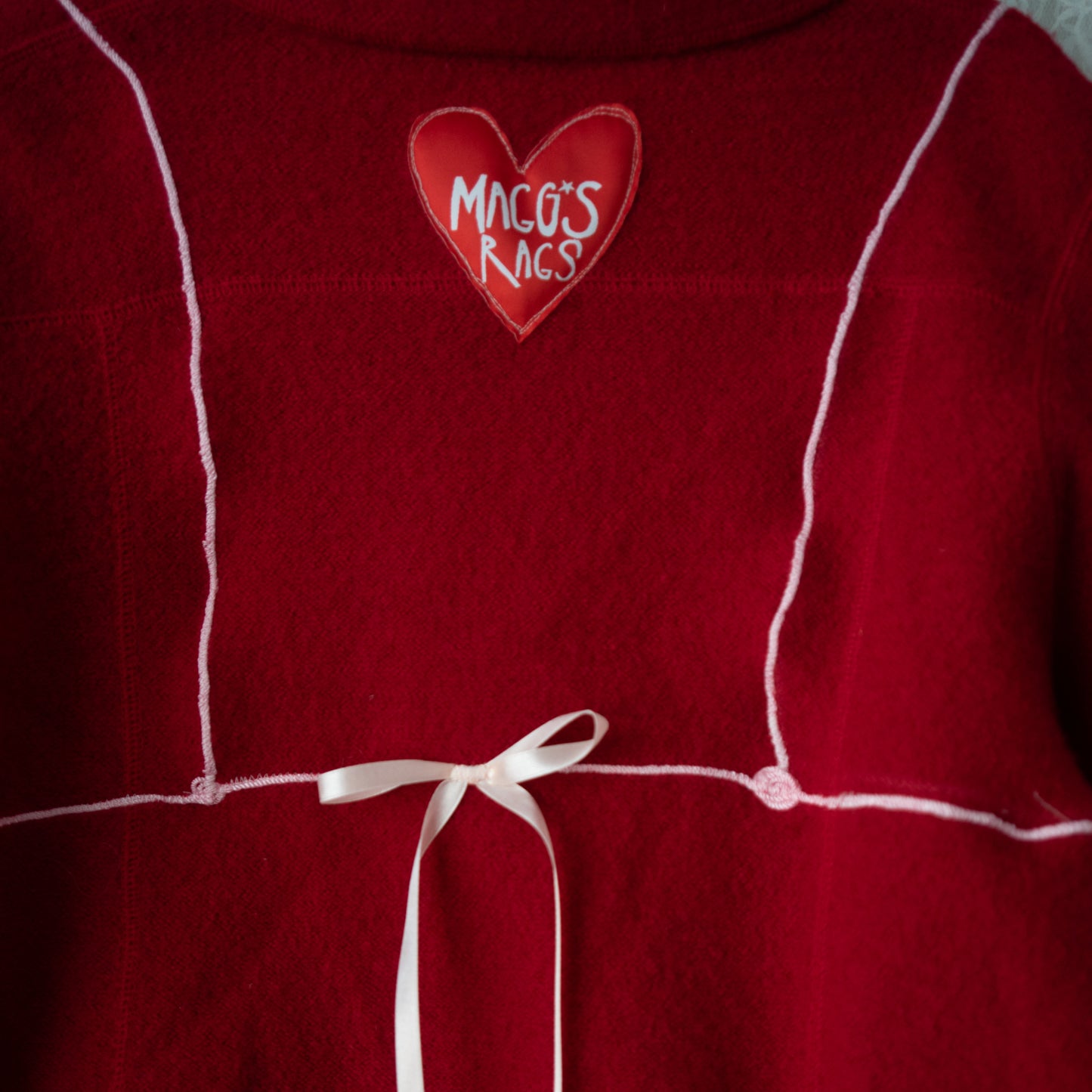 Red tiny bikini zip up sweater (xl)