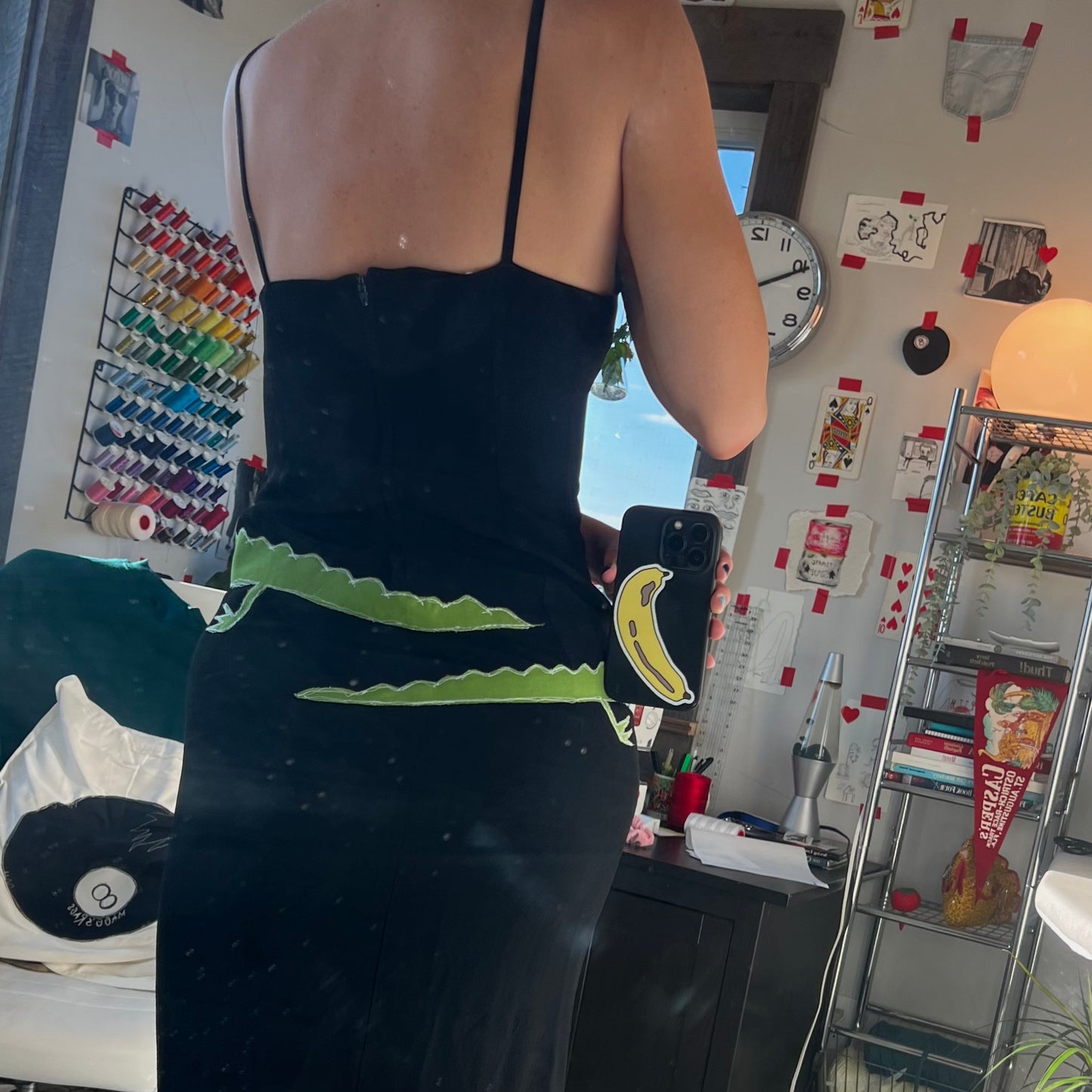 Gator hug maxi dress(2)