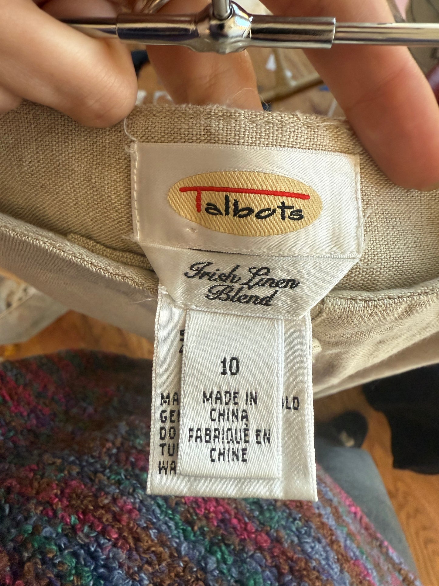 Linen gator maxi skirt(10) - Magg's Rags