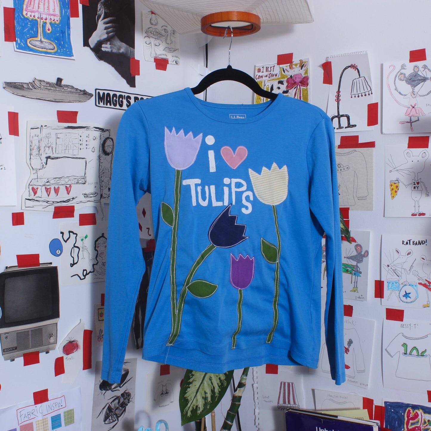 I <3 tulips longsleeve(small)