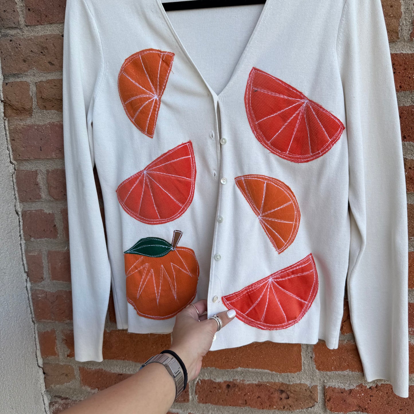 Orange orange orange sweater(medium)