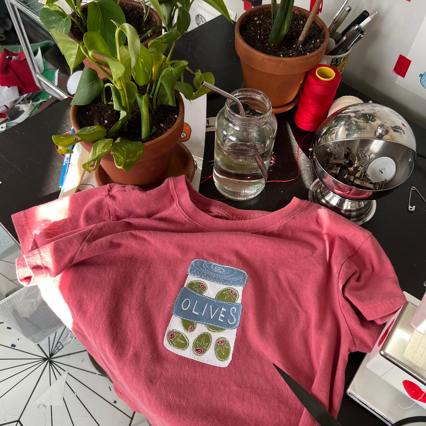 Olive jar tee(medium)
