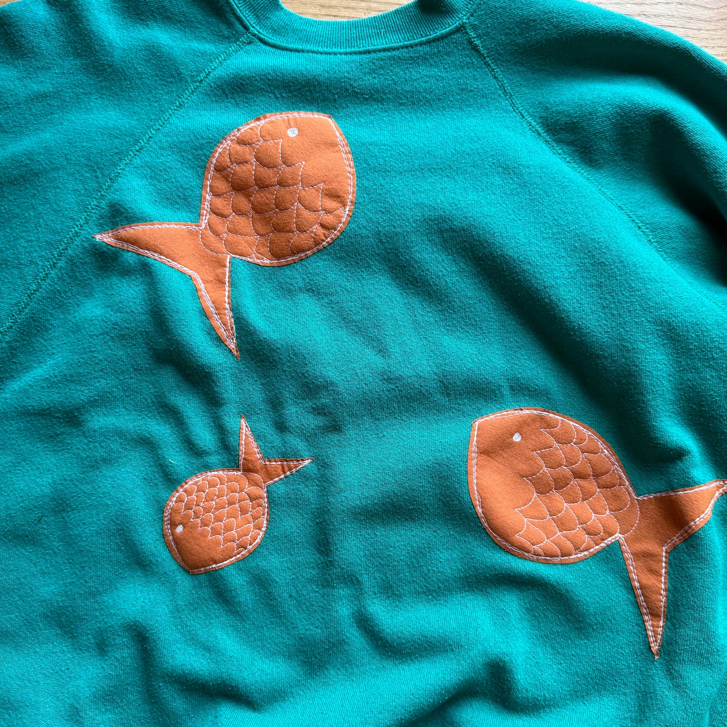 All over fish crew(medium)