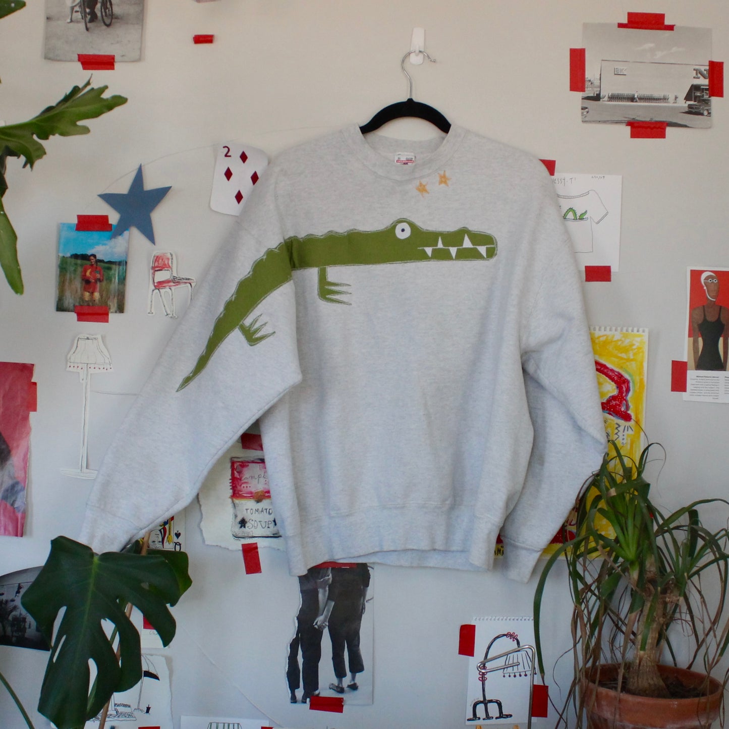 Gator sleeve crewneck(XL)