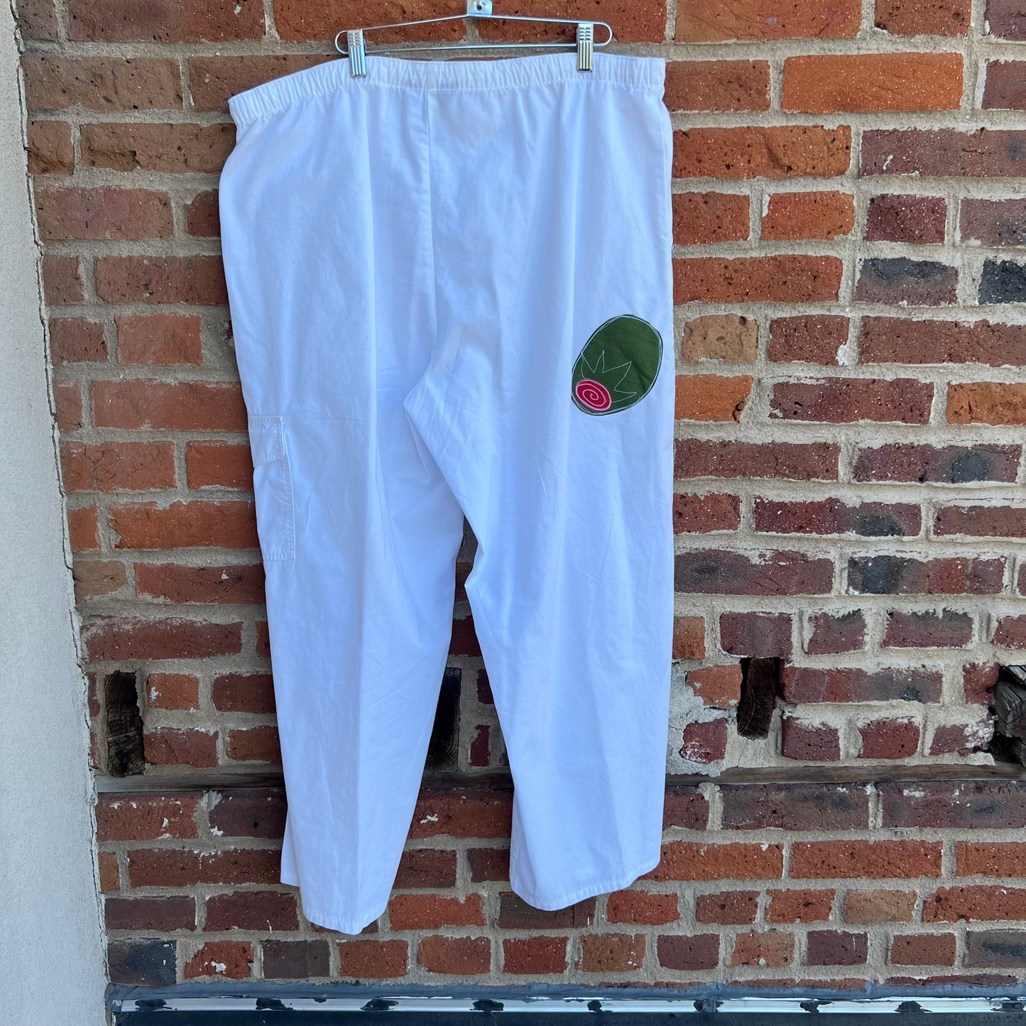 Olive cargo pants(XL)