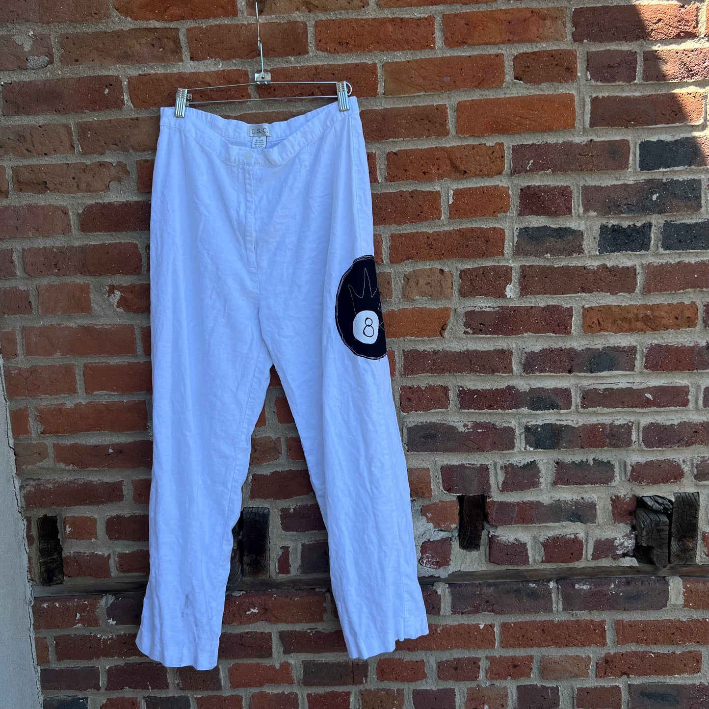 8 ball linen pants(32)