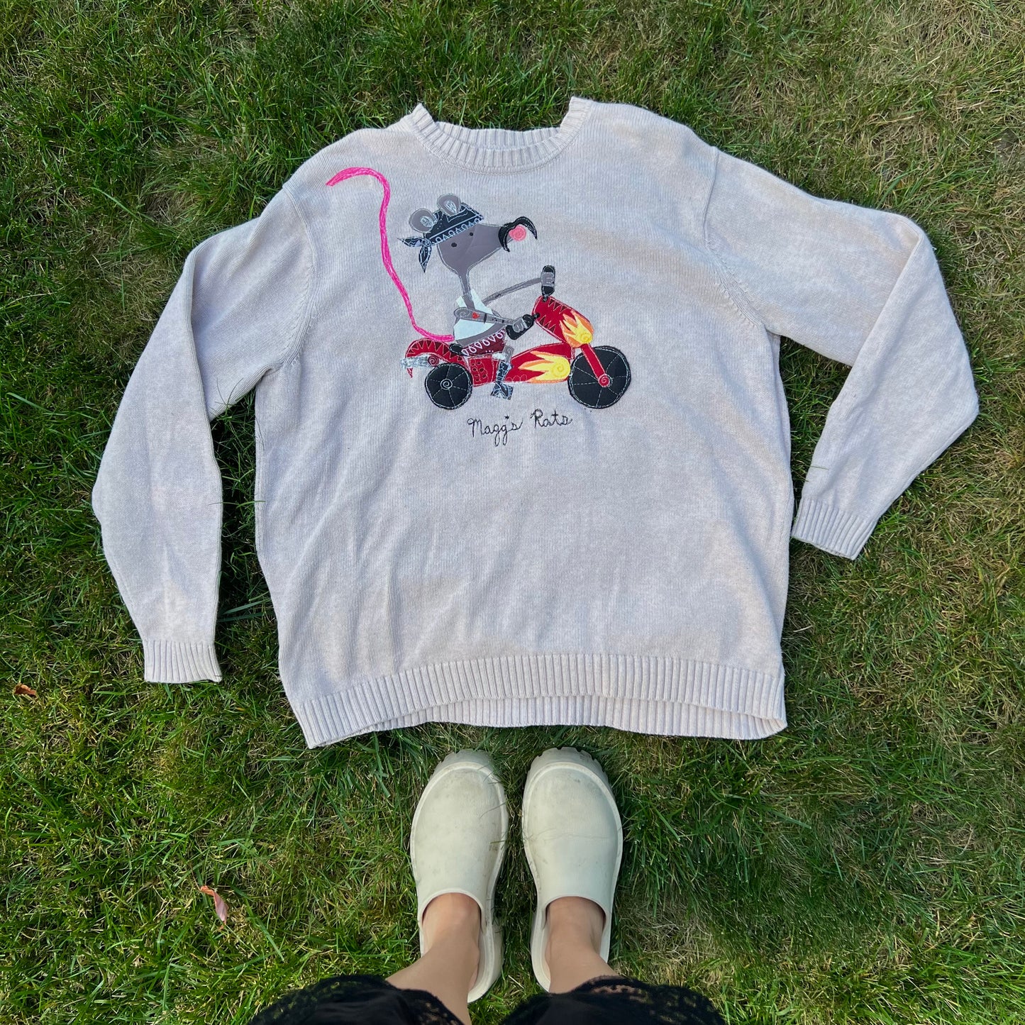 Biker rat sweater(2XL)