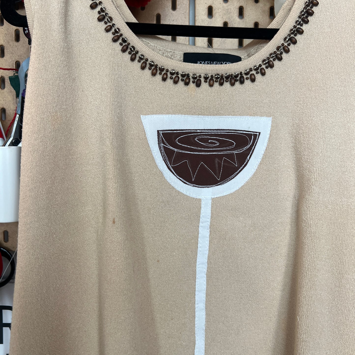 Espresso martini sweater tank (xl)