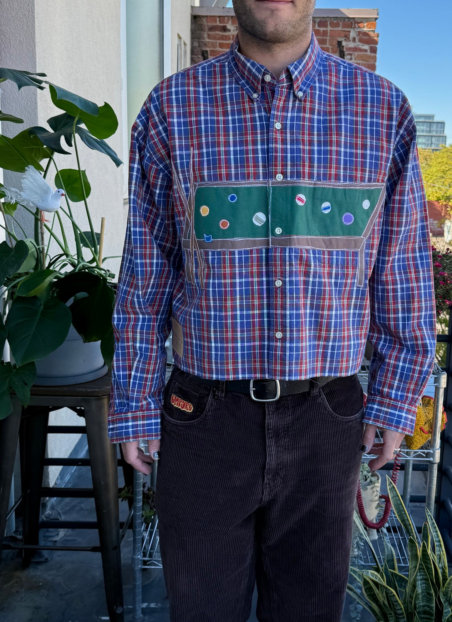 Pool table button up(M/L)