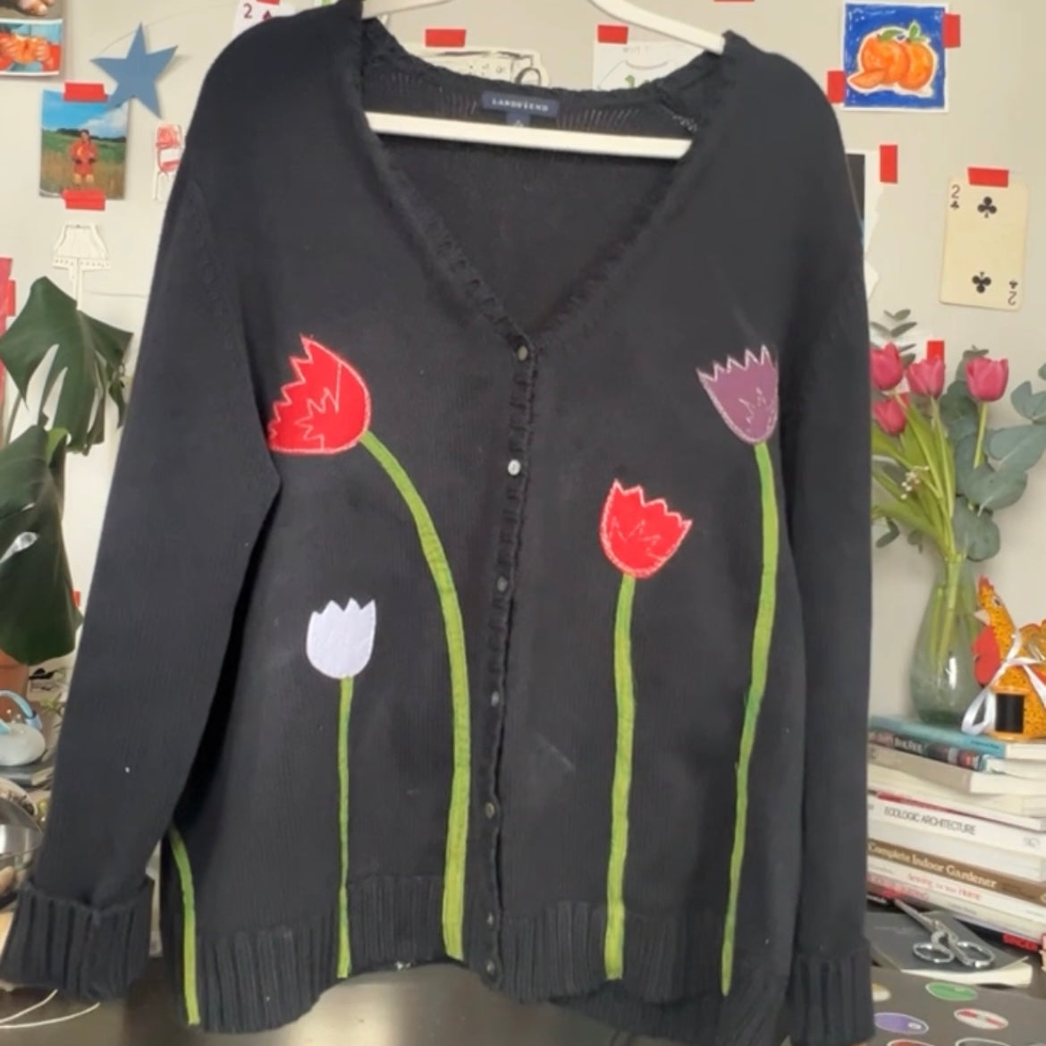 Tulip cardigan(large)