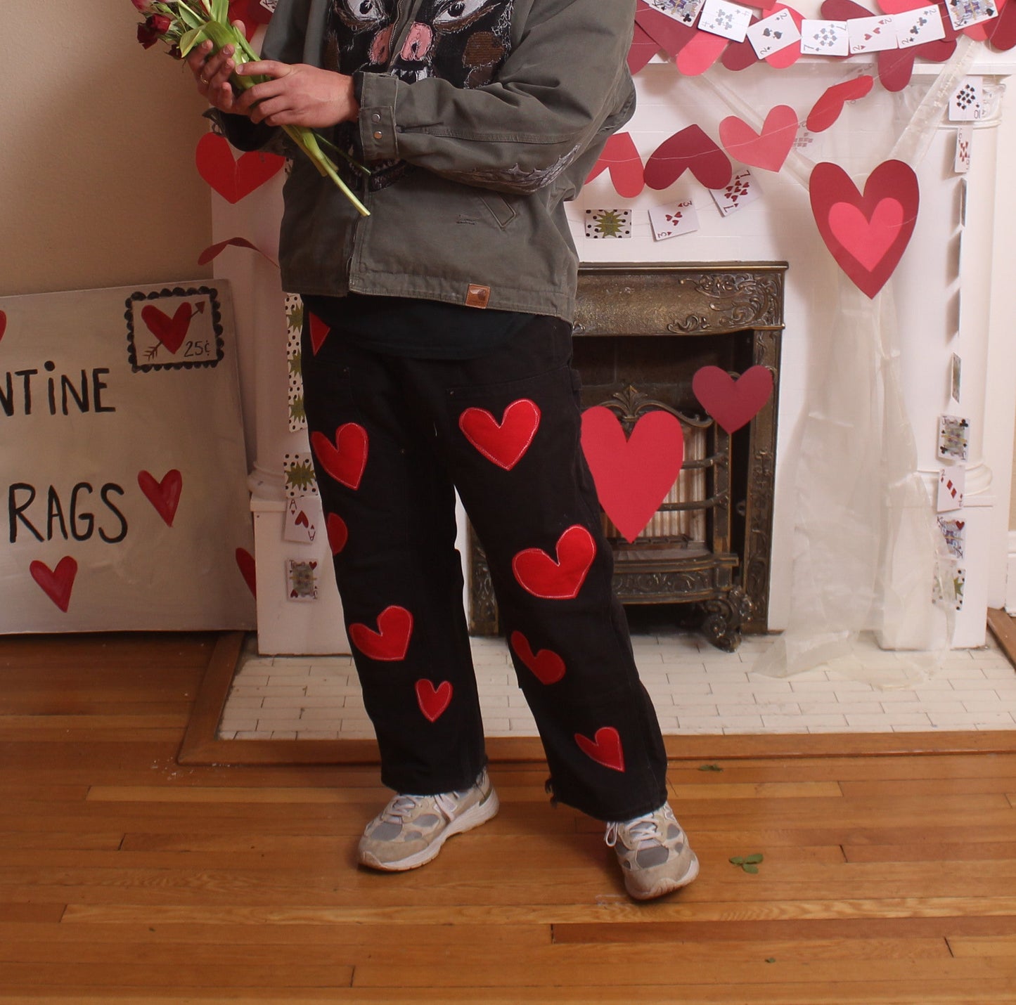 Car-heart pants(40x30) - Magg's Rags