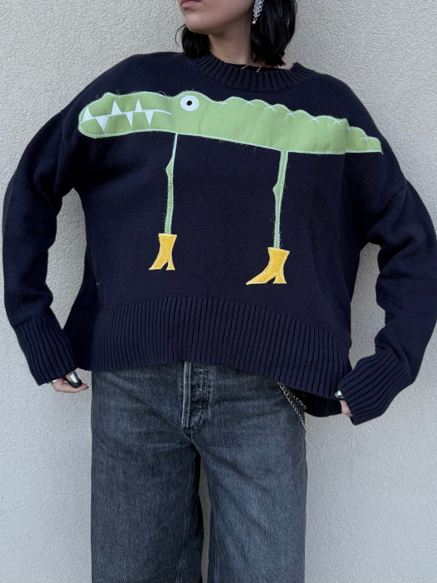 Gator n’ boots sweater(medium)