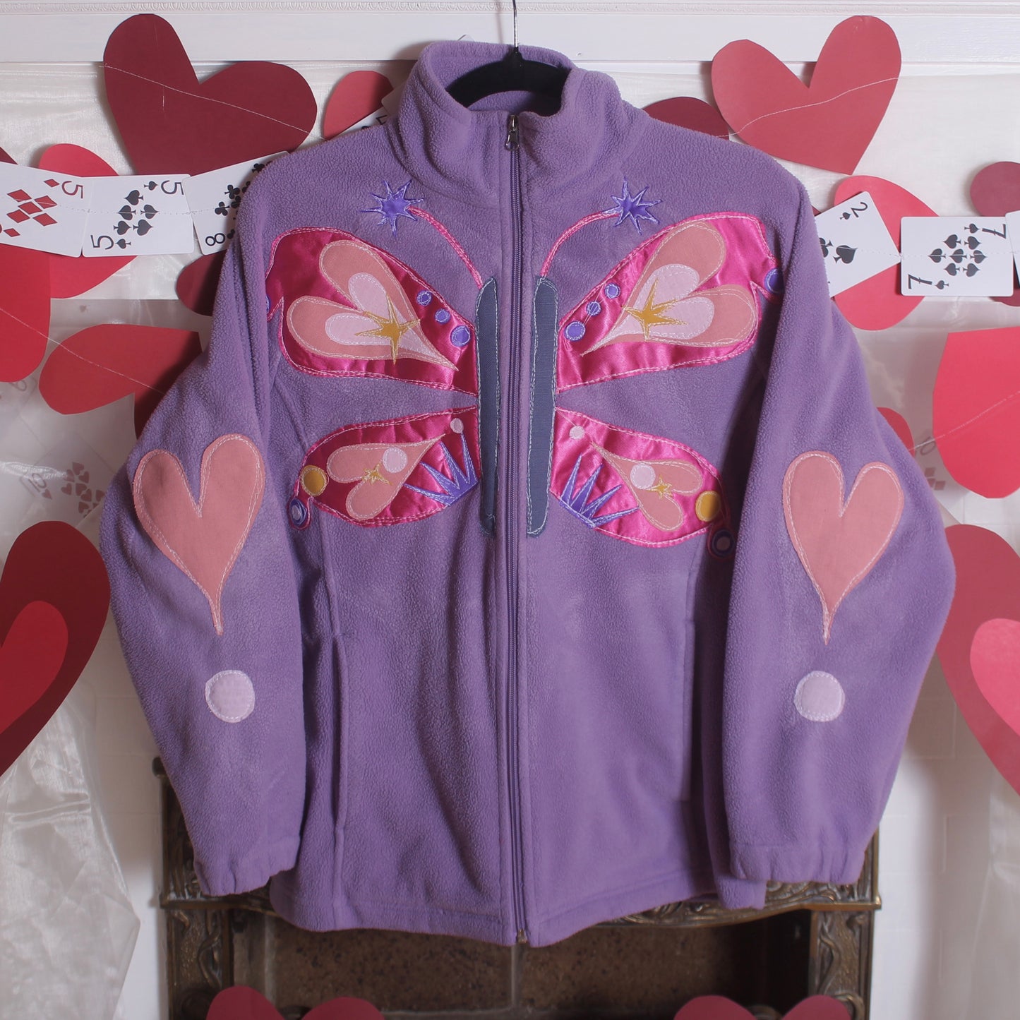 Abstract butterfly fleece(medium) - Magg's Rags