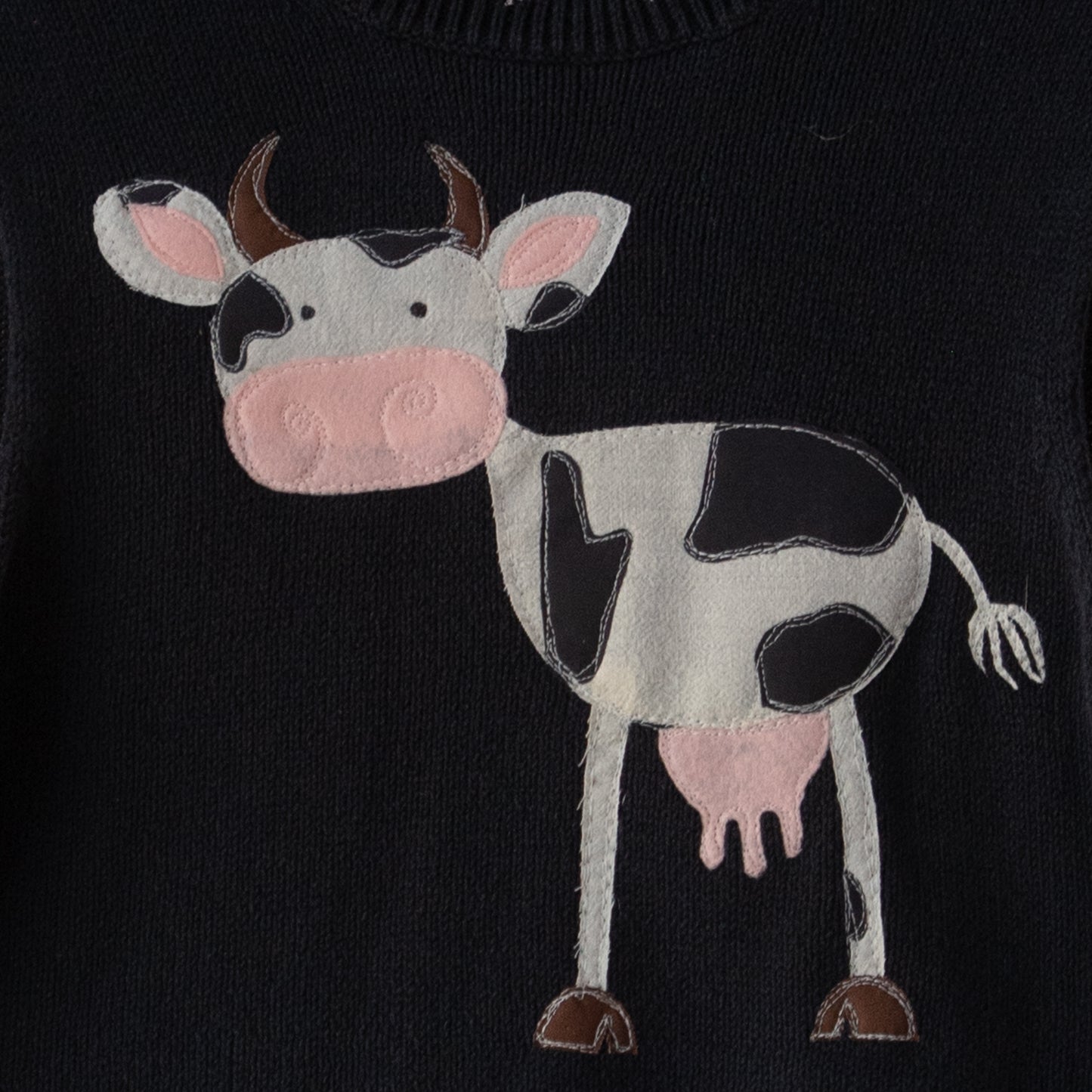 Black cow turtleneck tank(medium)