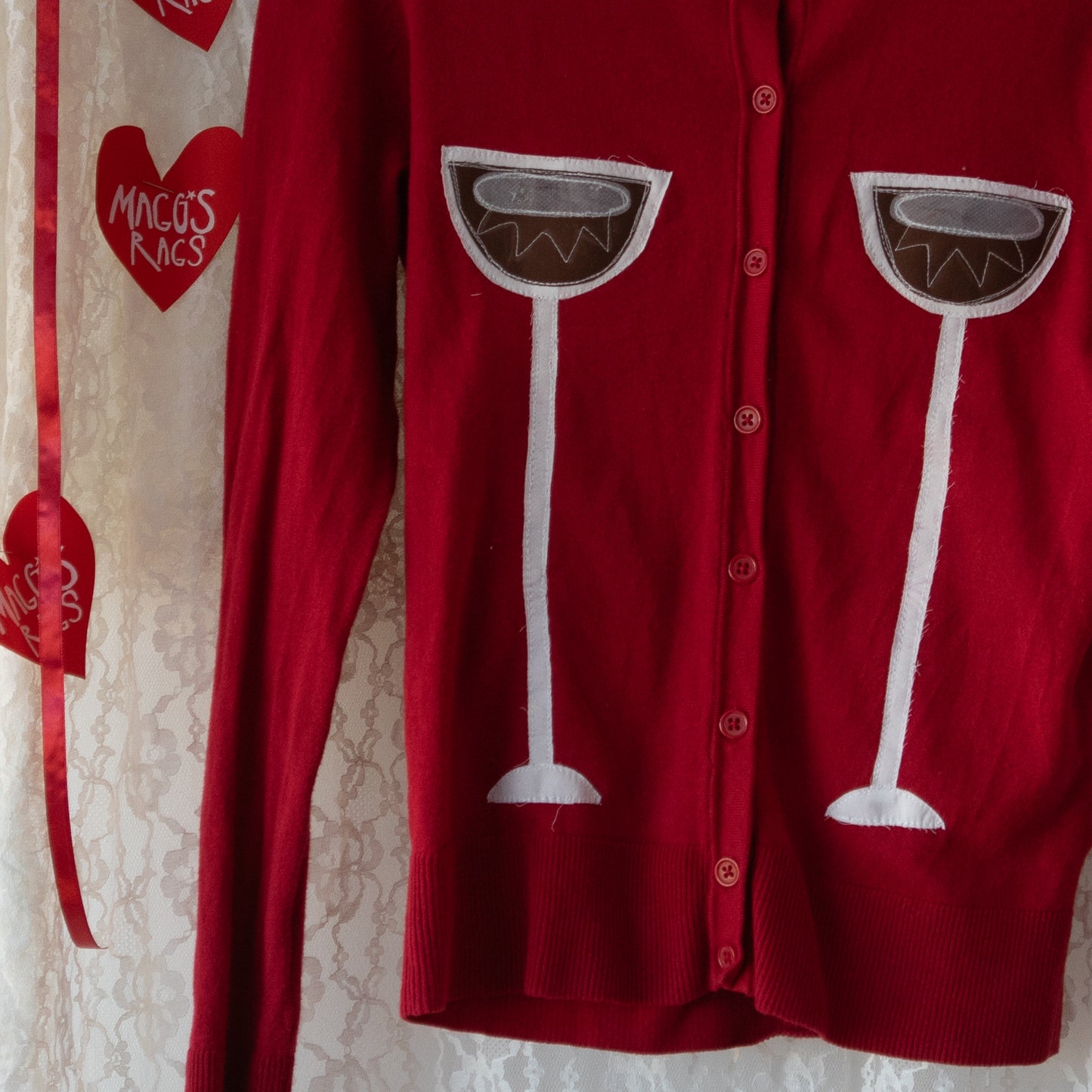 Double espresso martini cardigan(medium)