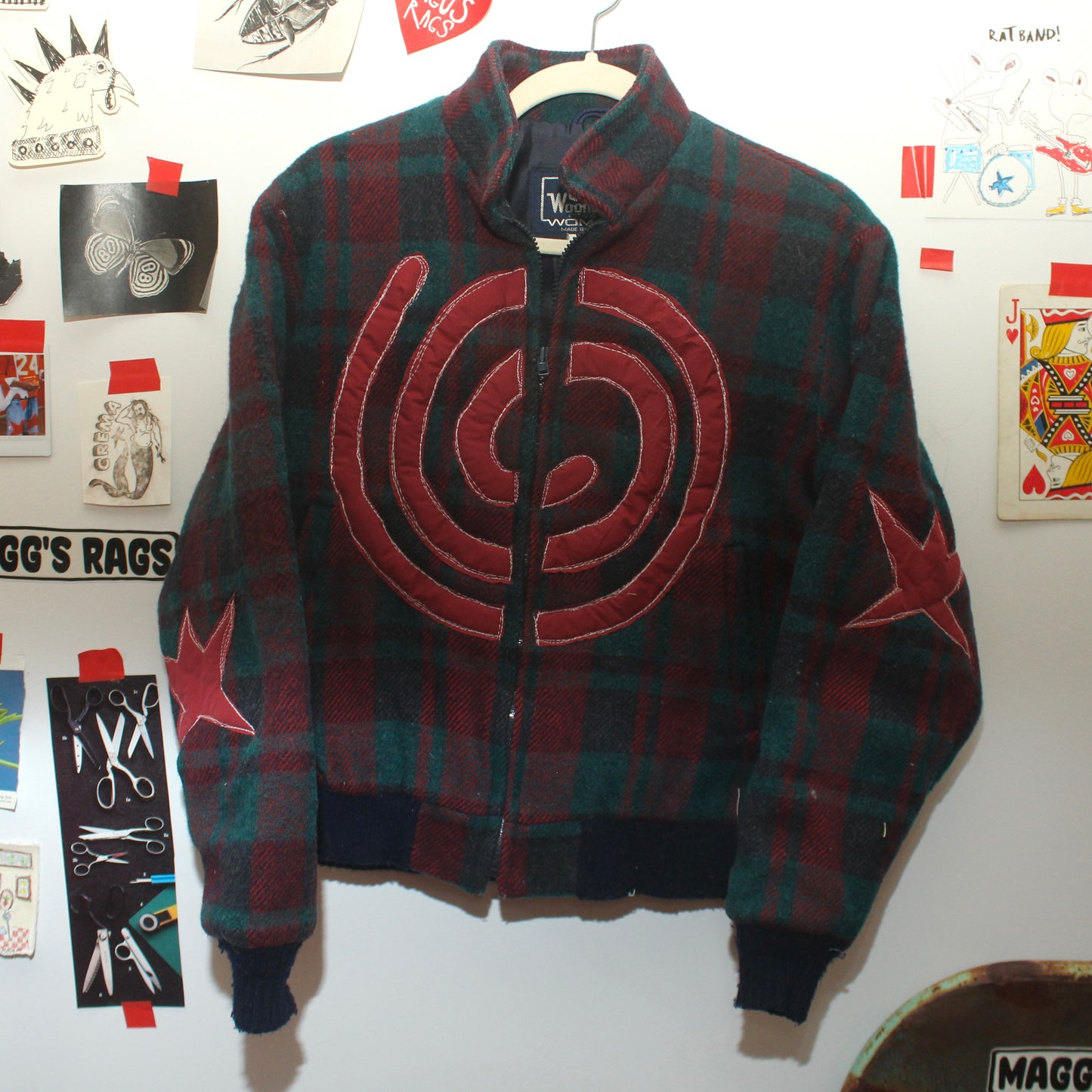 Swirl n’ star woolrich coat(XS)