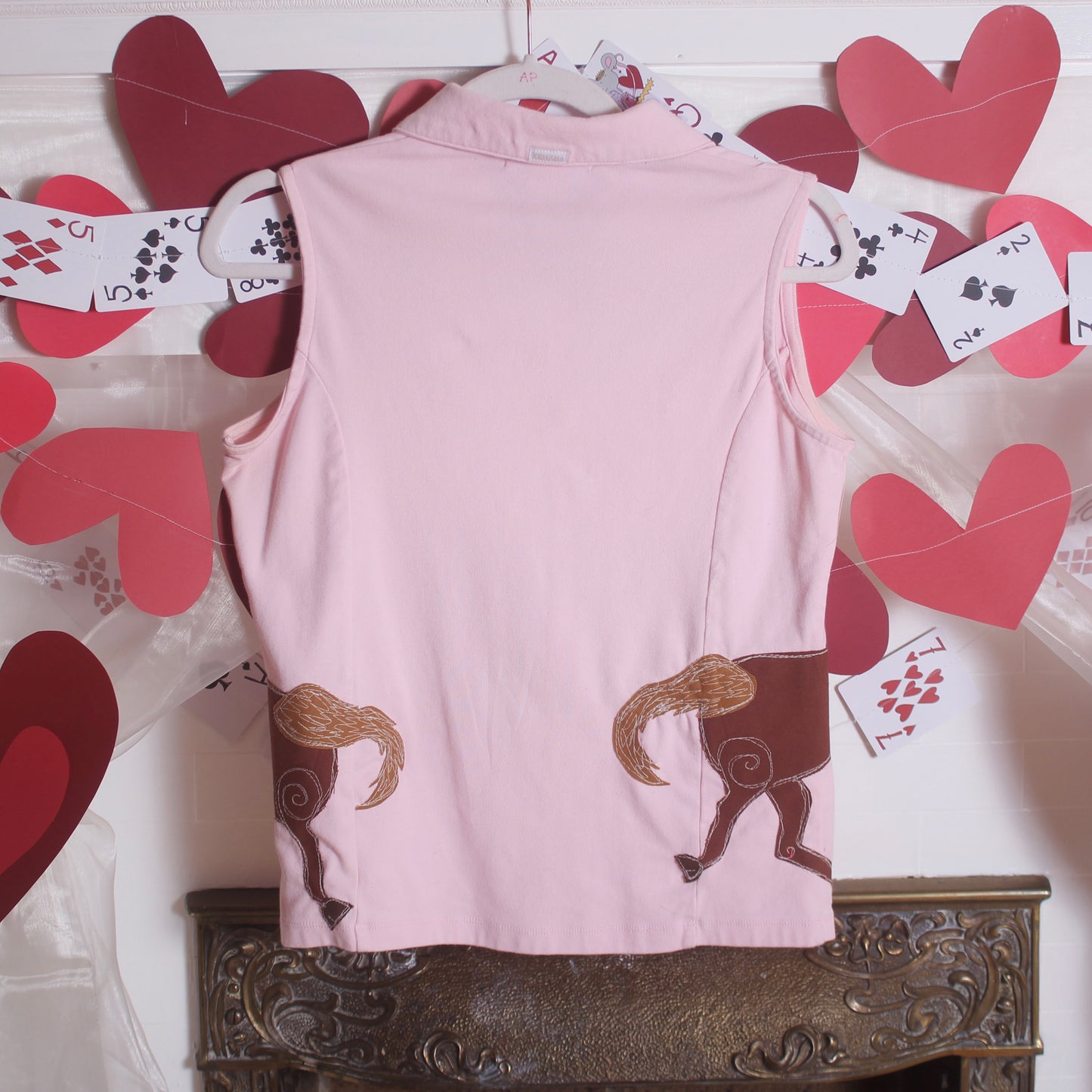 Horses in love polo(small)