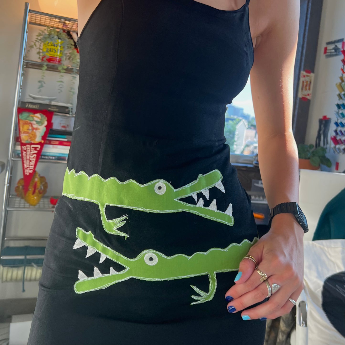 Gator hug maxi dress(2)