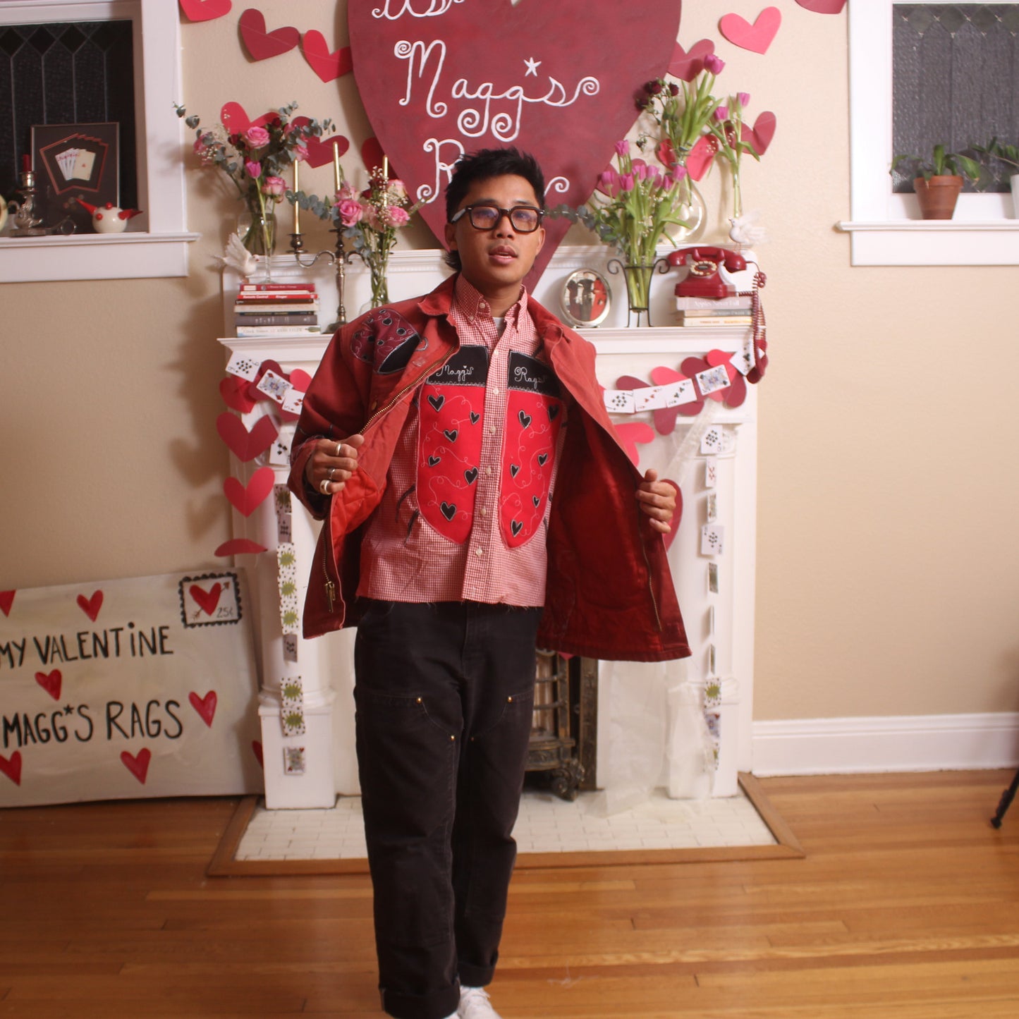 Ladybug buttondown(large) - Magg's Rags