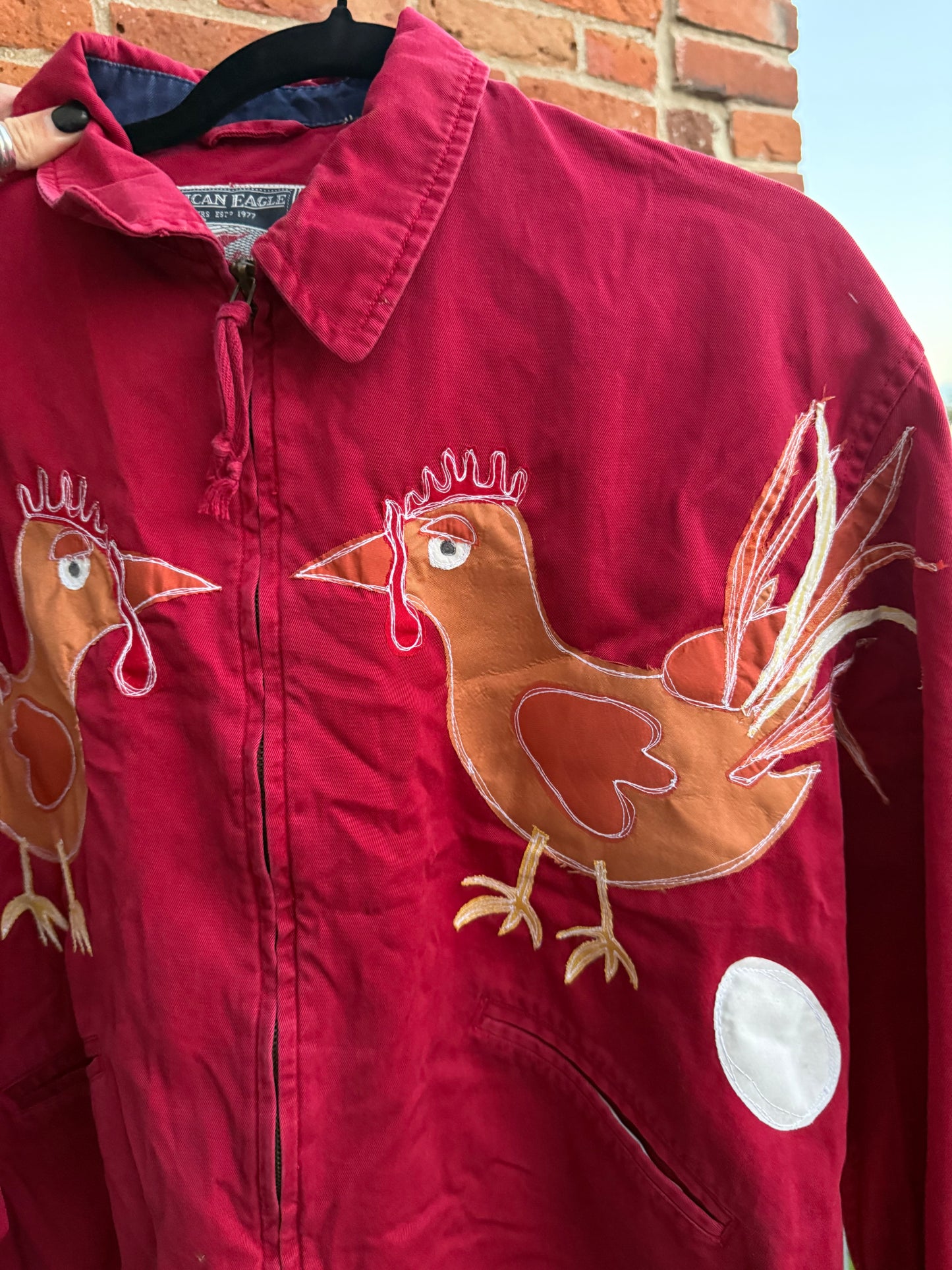 Chicken and EGGS jacket(M/L)