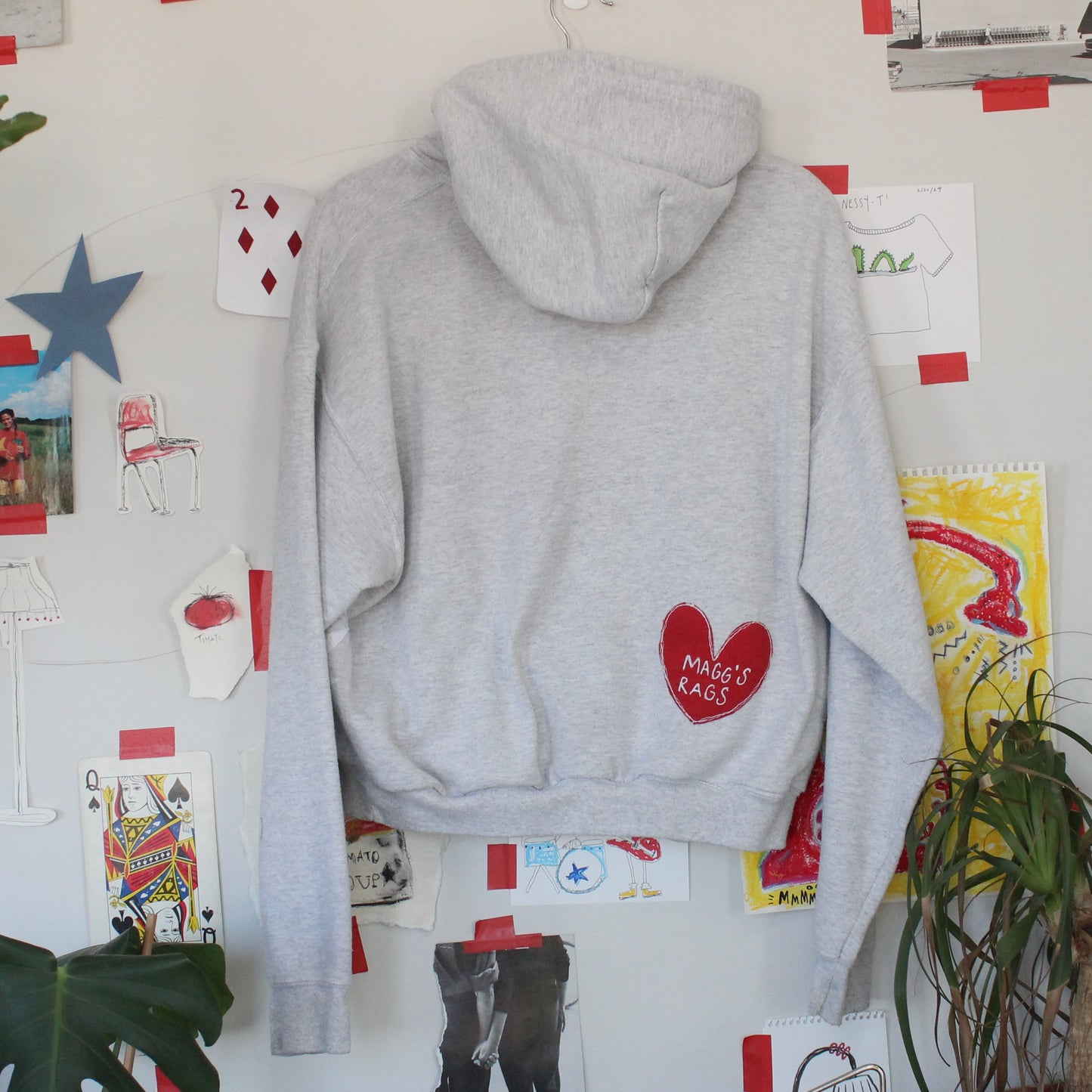Swans in love hoodie(large)