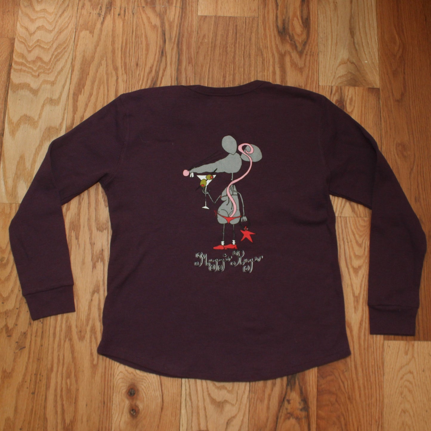 Martini rat front n’ back long sleeve tee(XL) - Magg's Rags