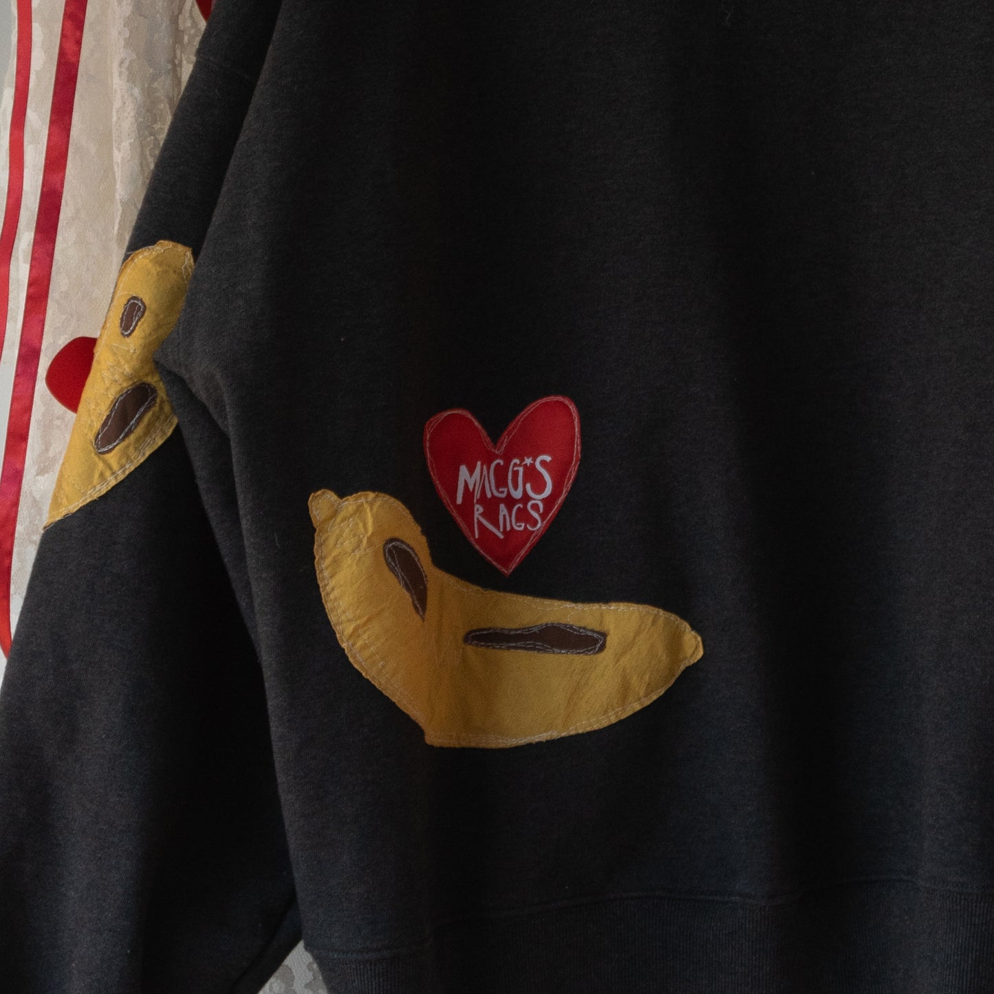 Dark grey bananas sweat set(2 pieces!)(XXL)