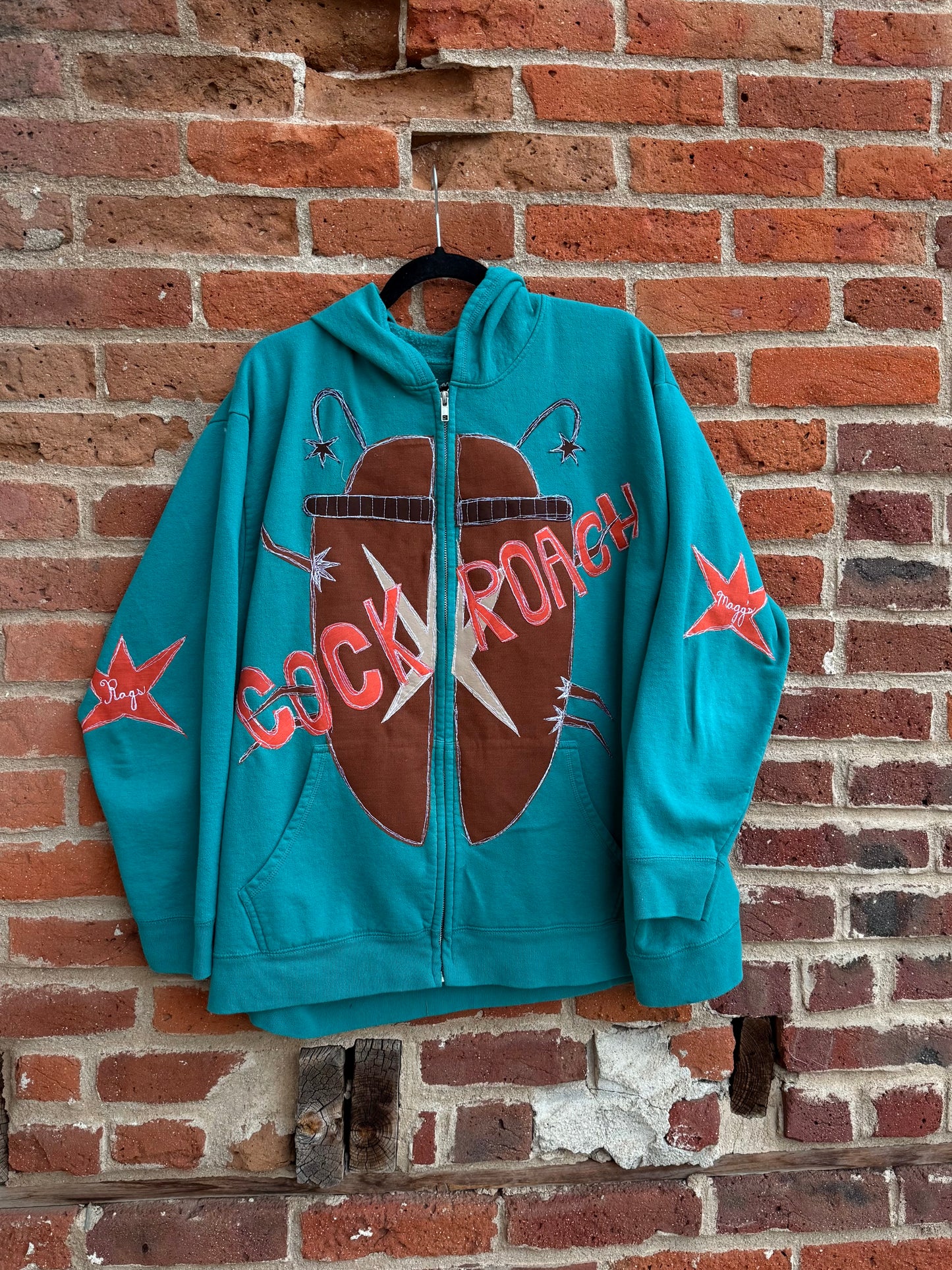 Cockroach star zip up(XL)