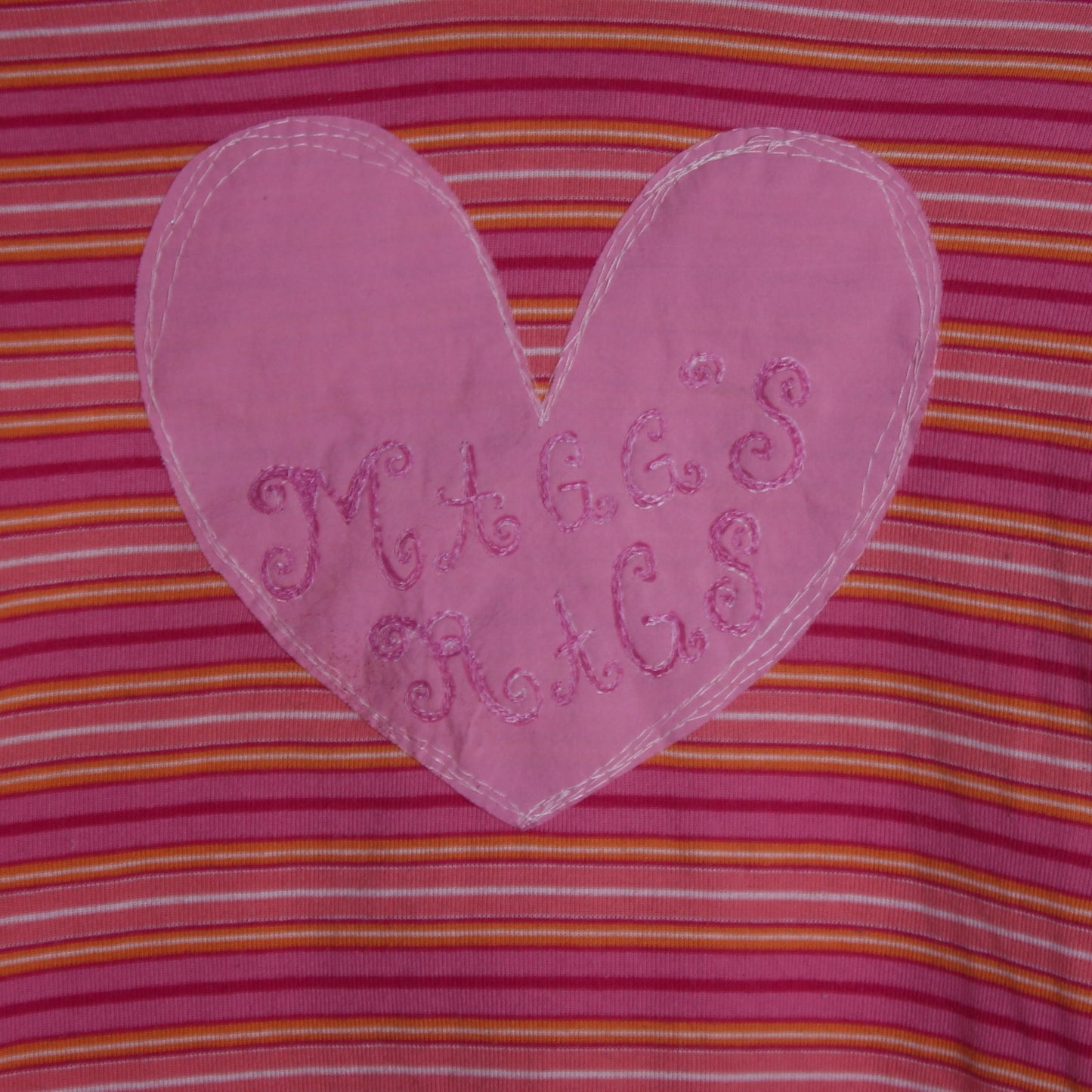 Striped Magg’s Rags tee(small) - Magg's Rags