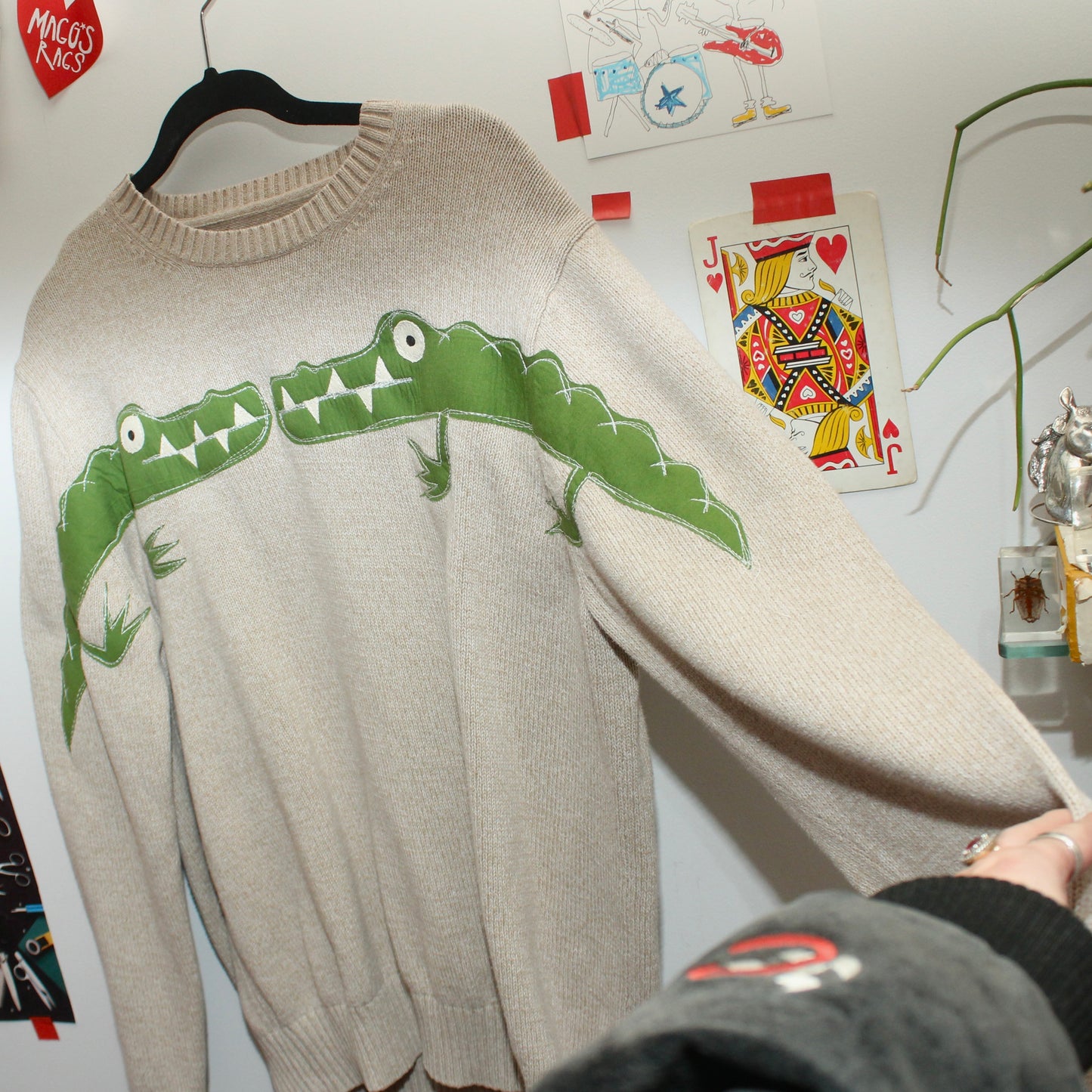 Double gator arm sweater(XL)