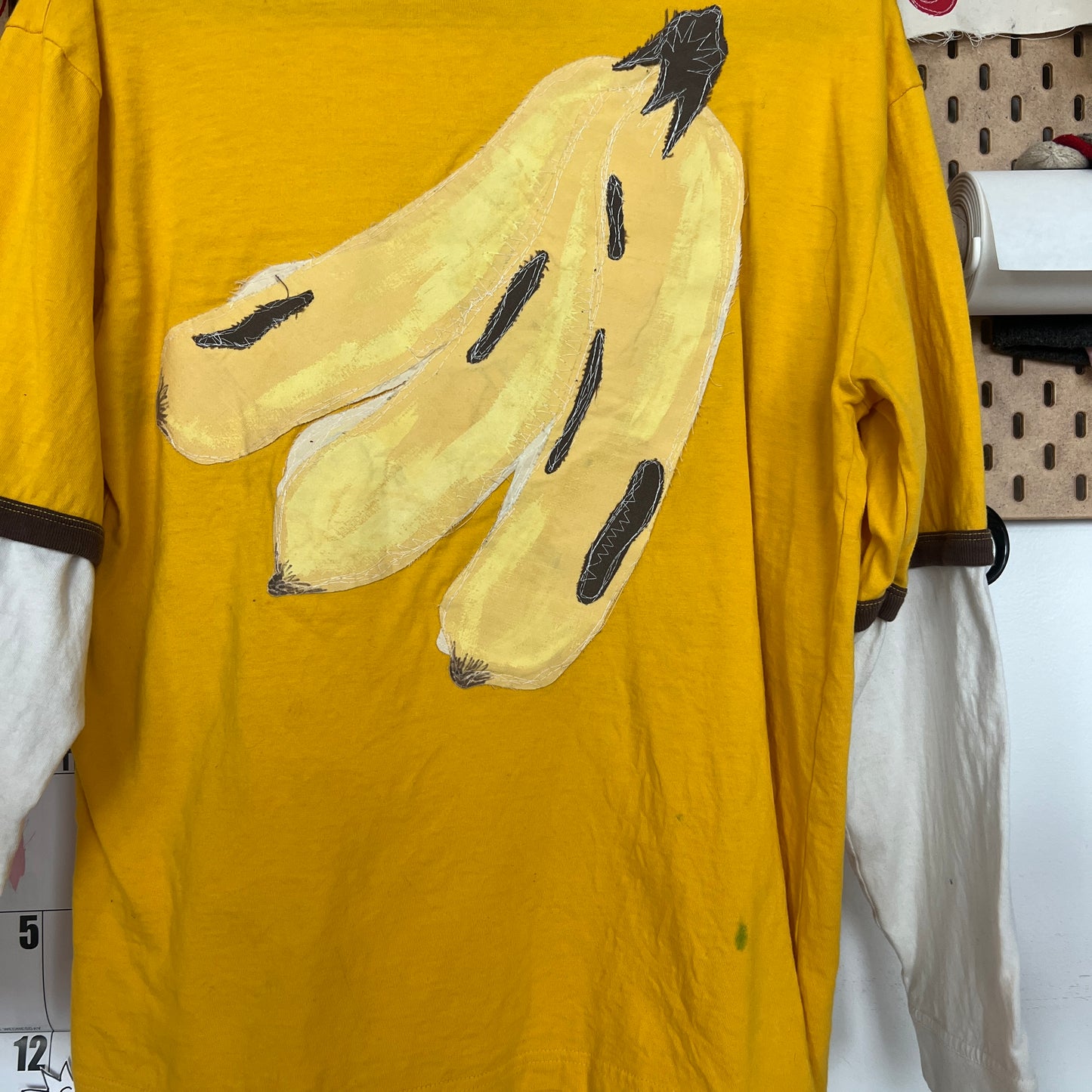 Bananas layered longsleeve tee (large)