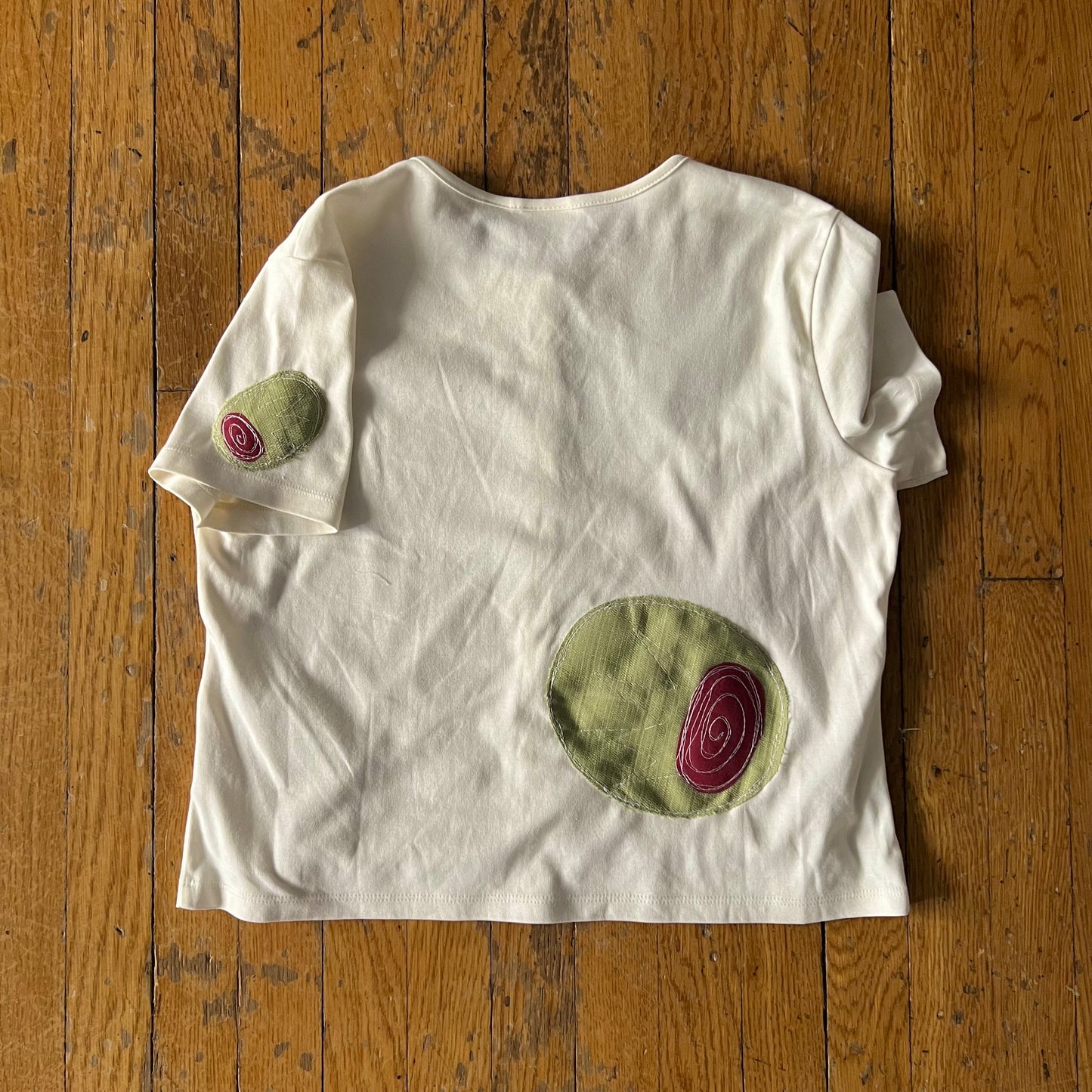All over olive tee(medium)