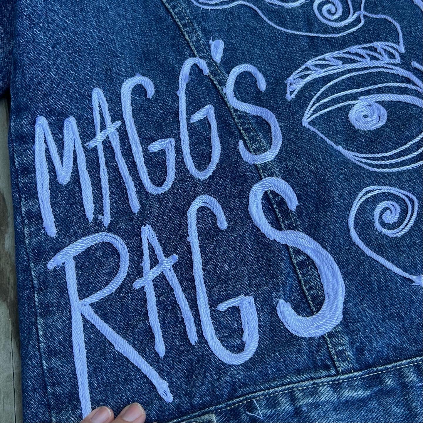 Freestyle yarn denim jacket(medium)