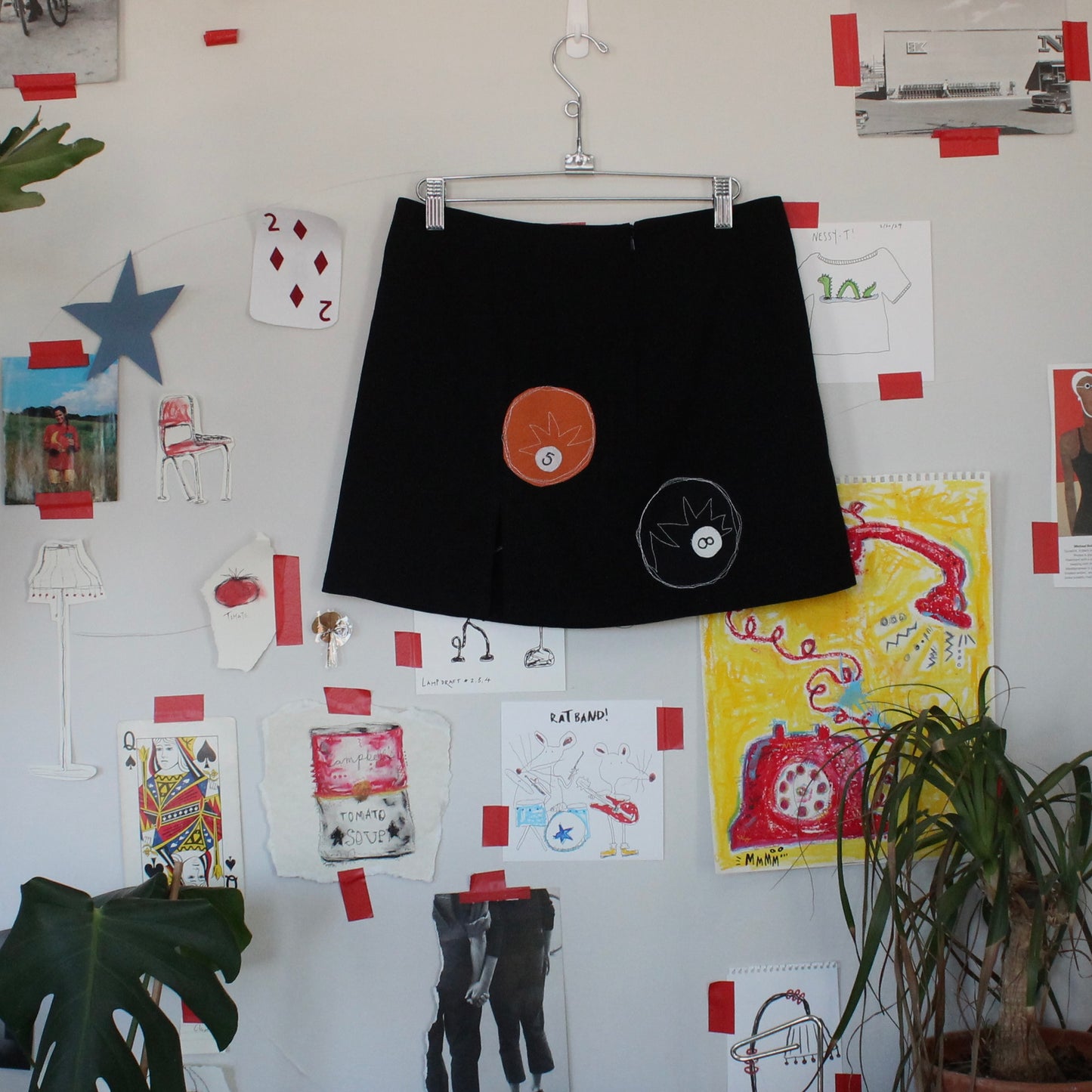 Billiard ball mini skirt(4)