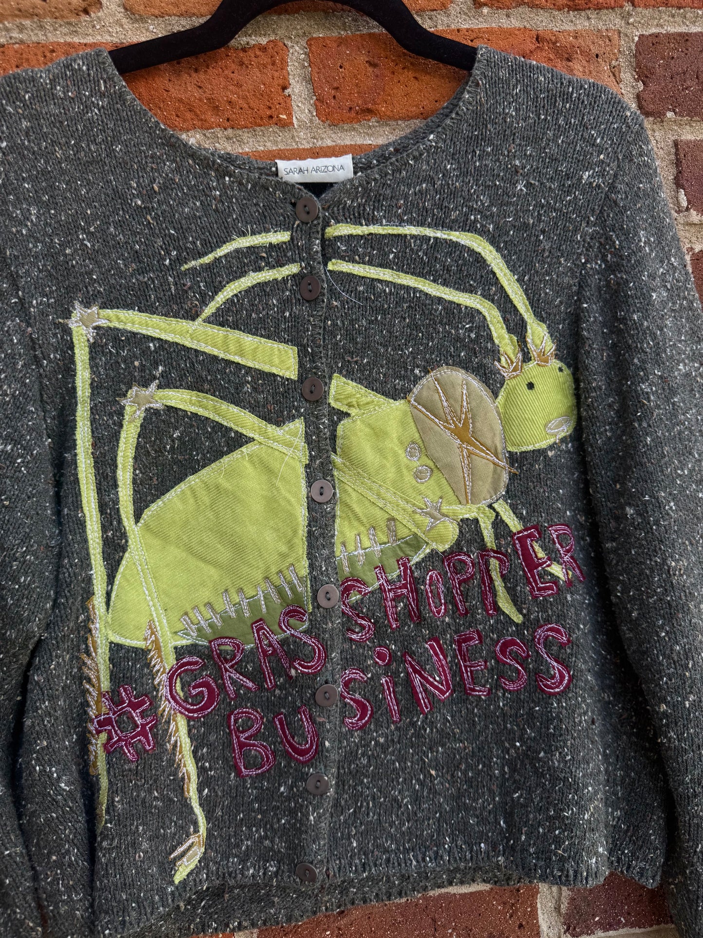 #GrasshopperBusiness cardigan (S/M)