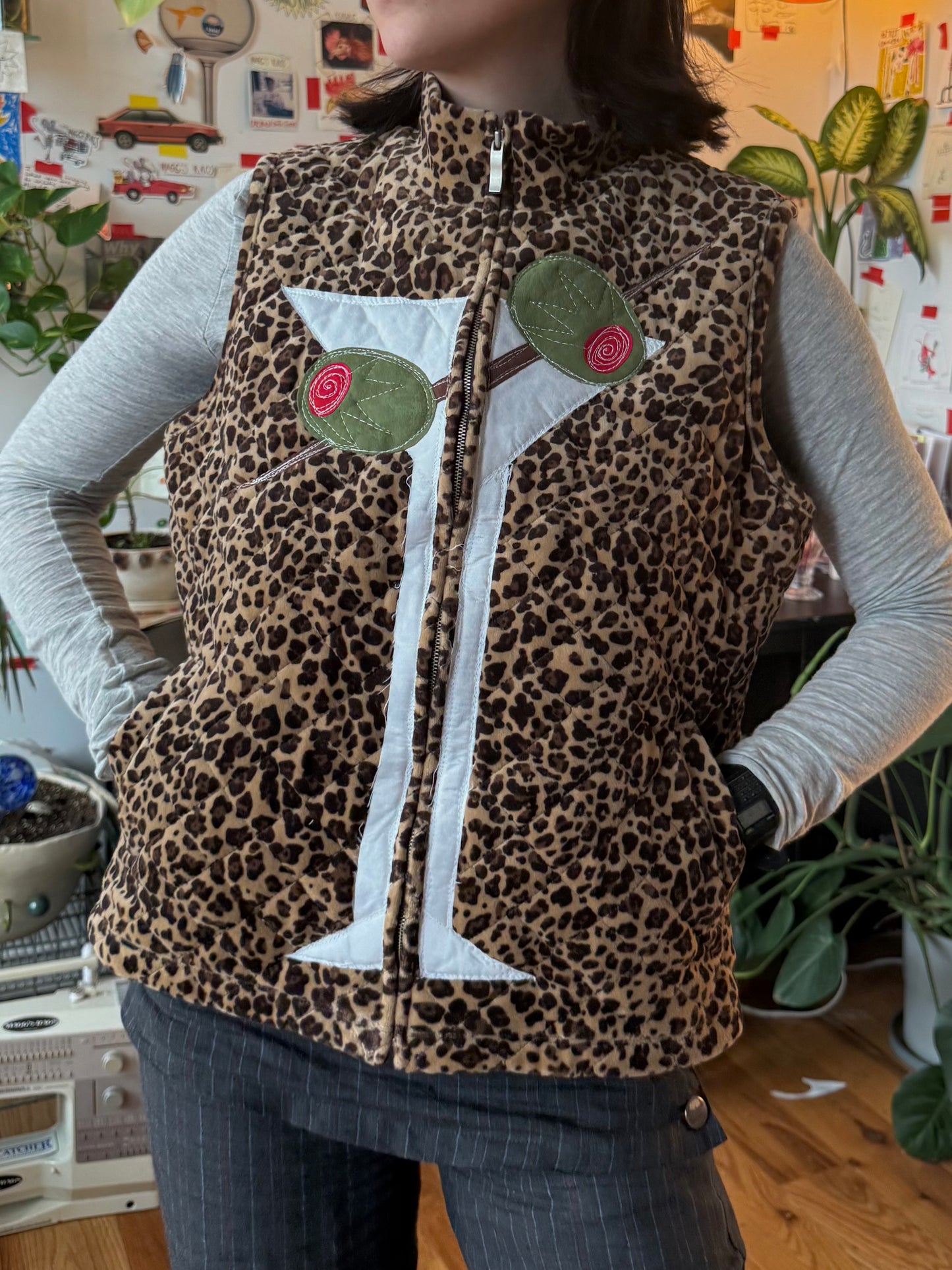 Cheetah-tini vest(Large)