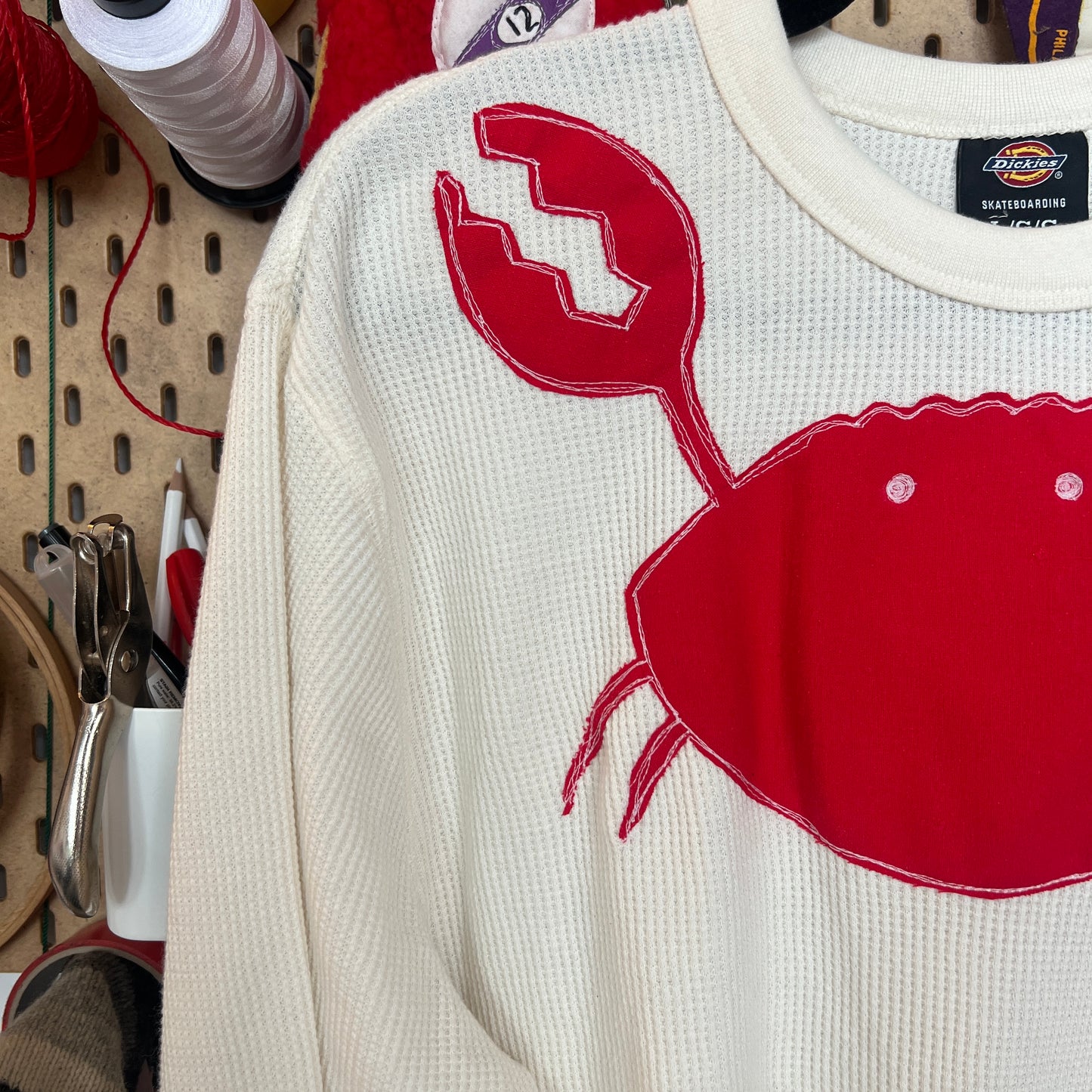 Crustacean waffle longsleeve (large)