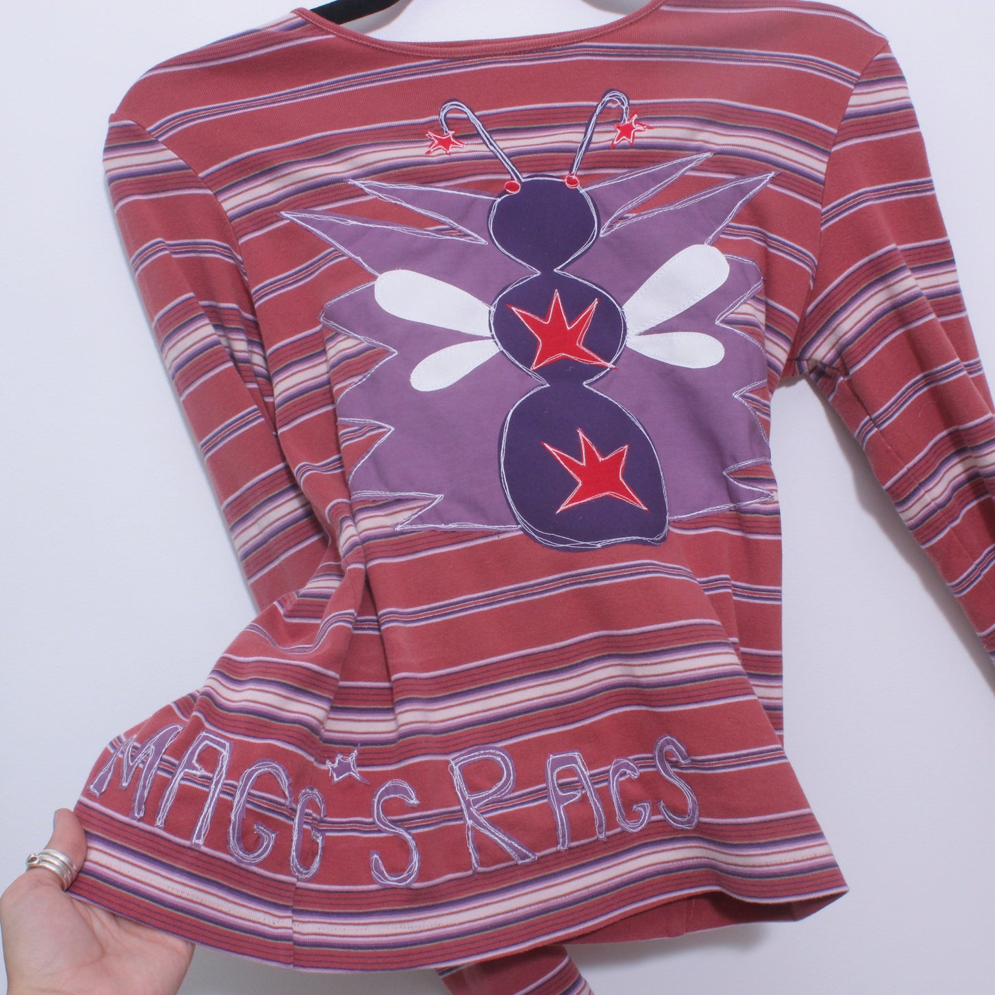 Magg’s Rags bug graphic tee(S/M)