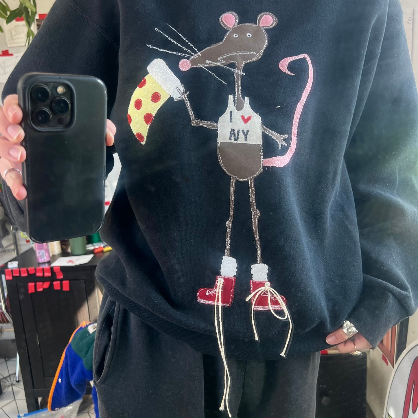 Madame pizza rat(XL)