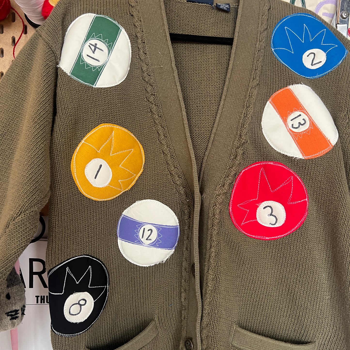 Billiards cardigan (medium)