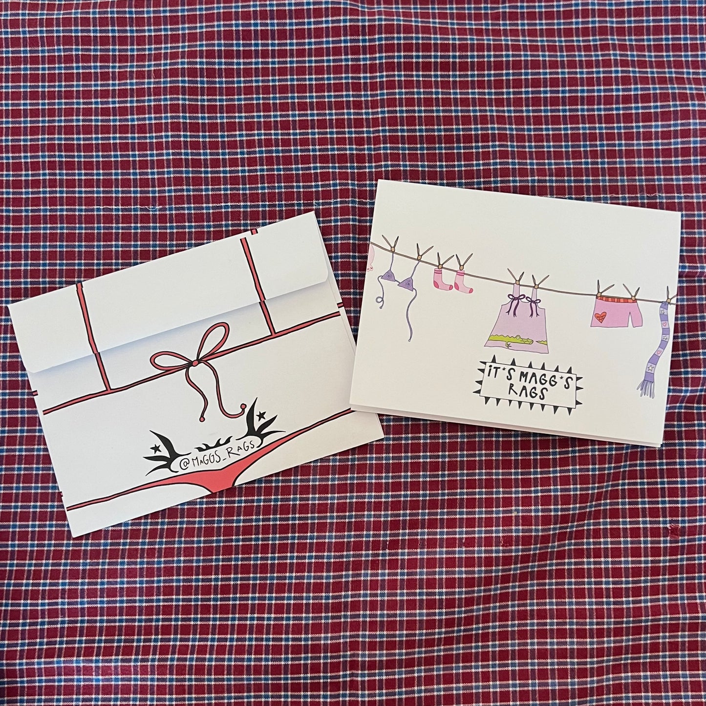 Let’s hang out greeting card + envelope