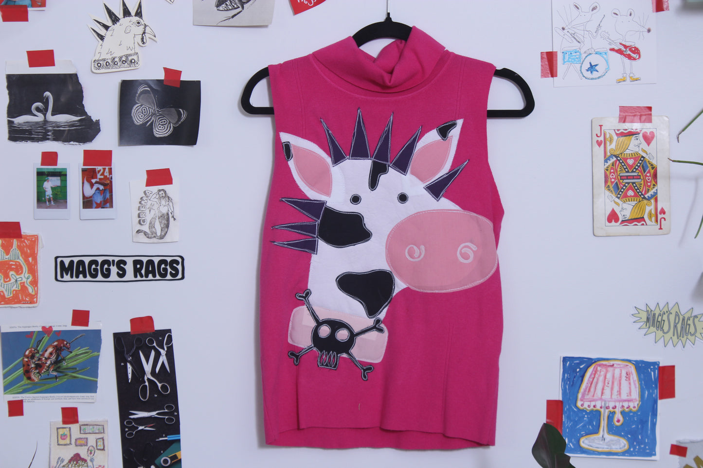 Punk cow turtleneck(large)