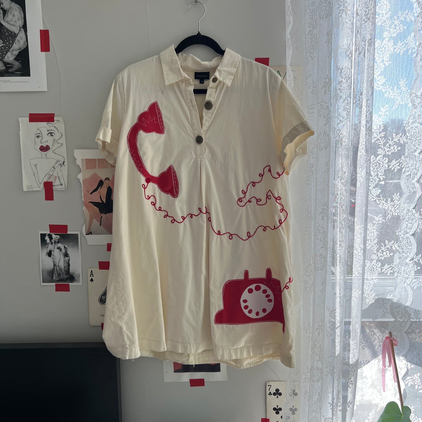Telephone Cord Dress(L)