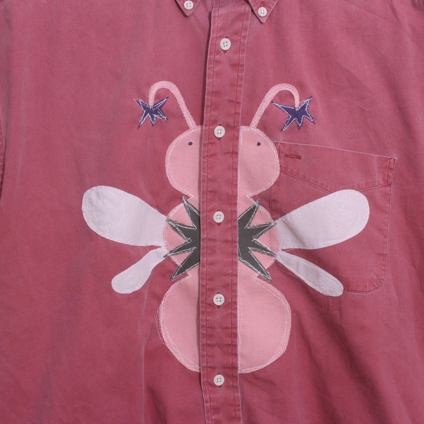 Split front bug button down(large)