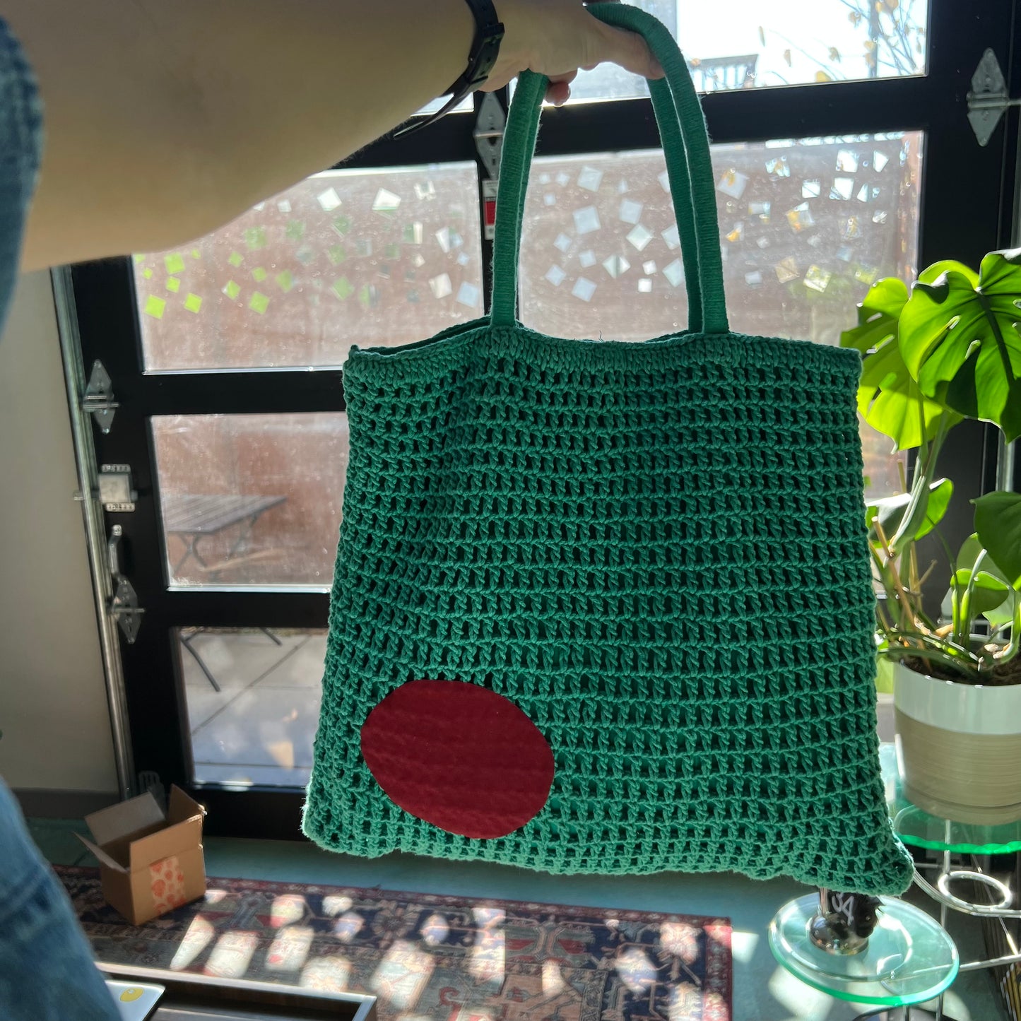 Just the olive tote