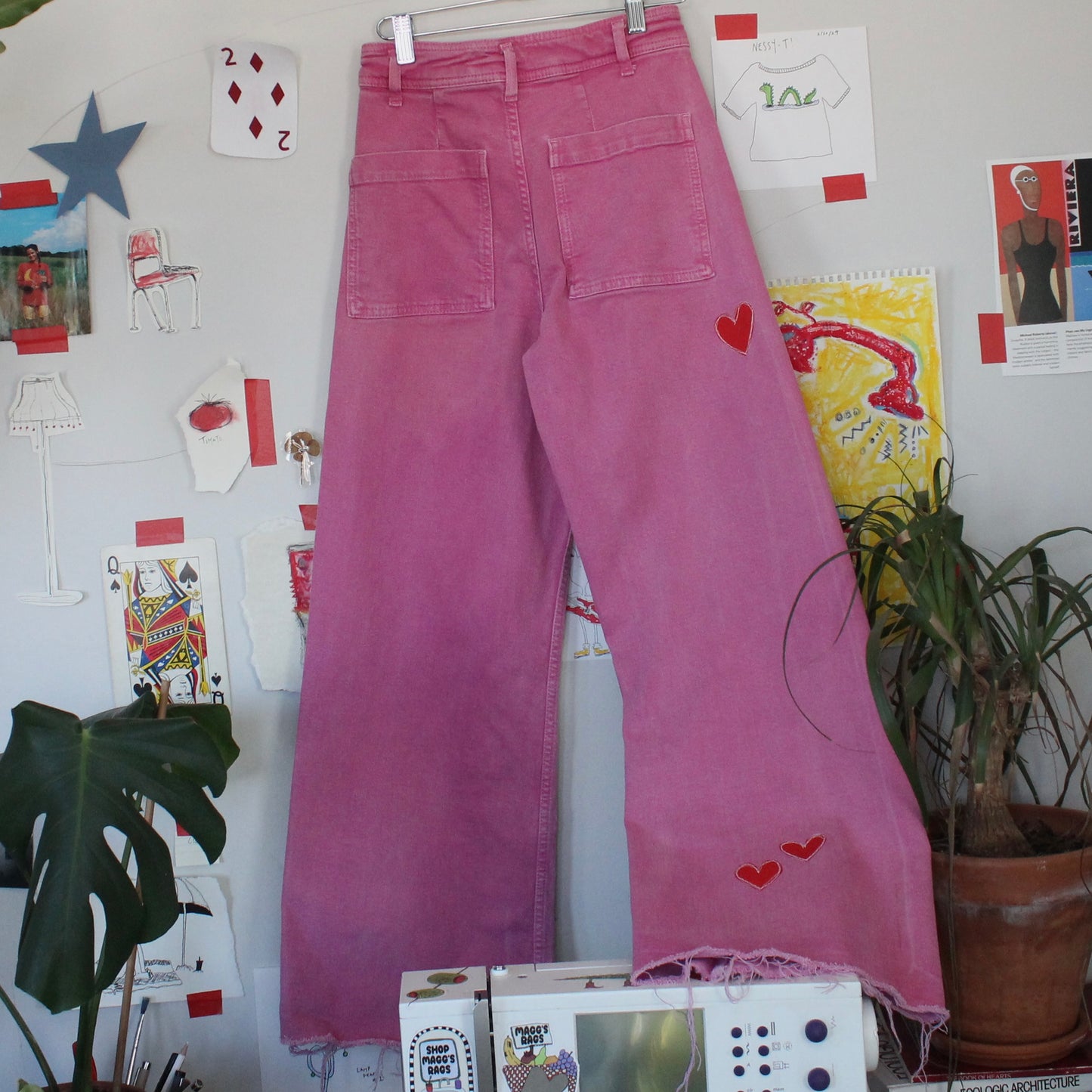 Heart heart heart pants(27)