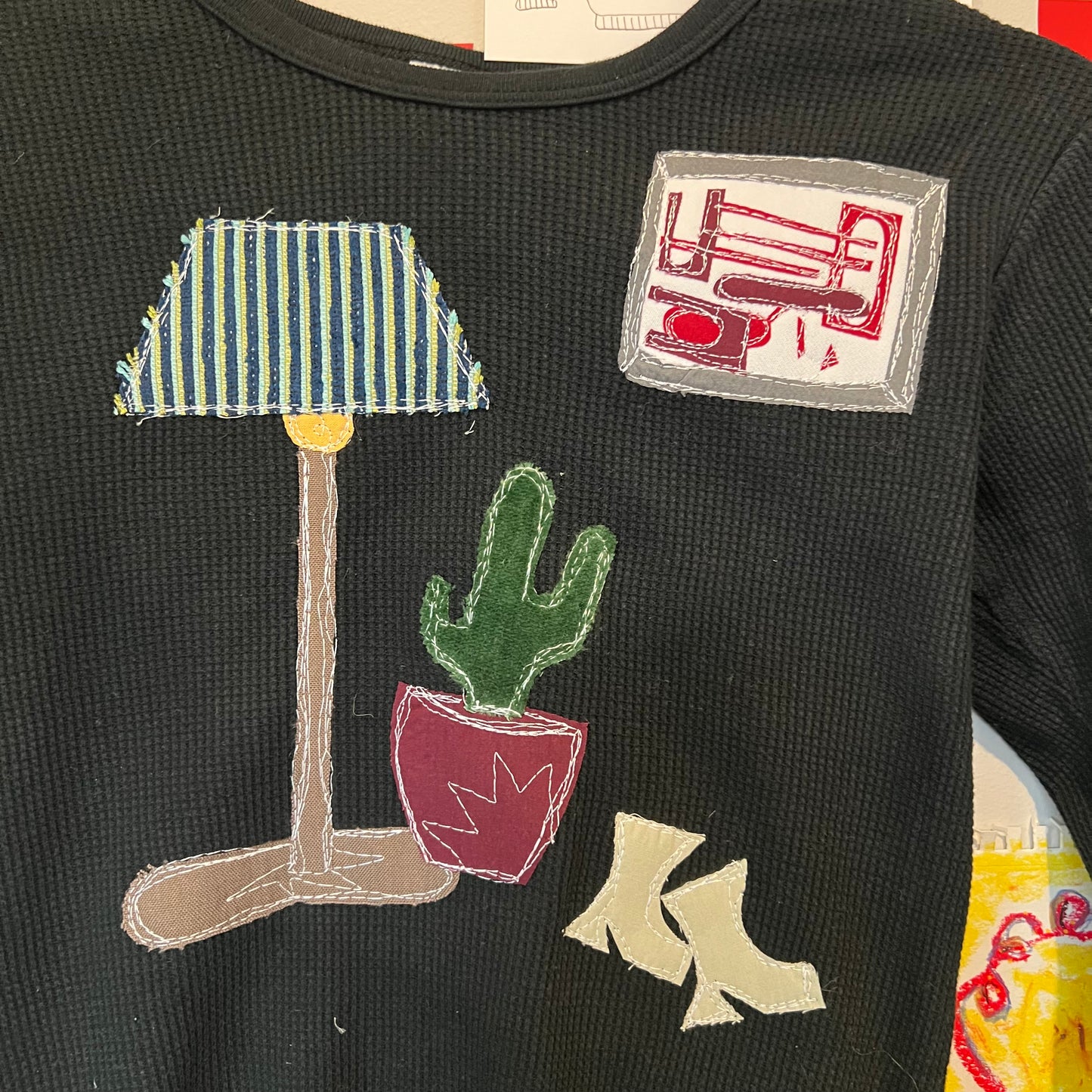 My living room waffle tee(small)