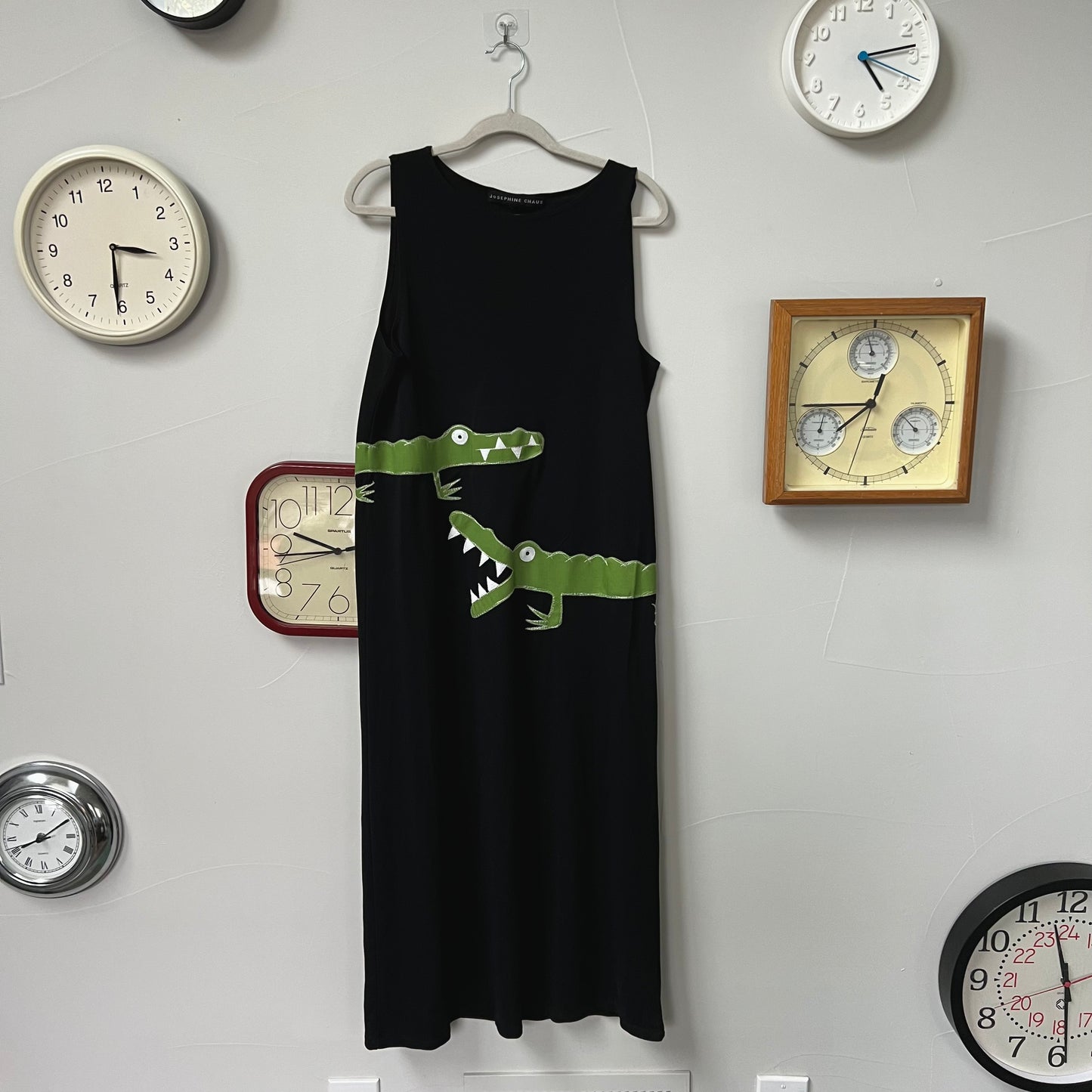 Double gator maxi dress(large)