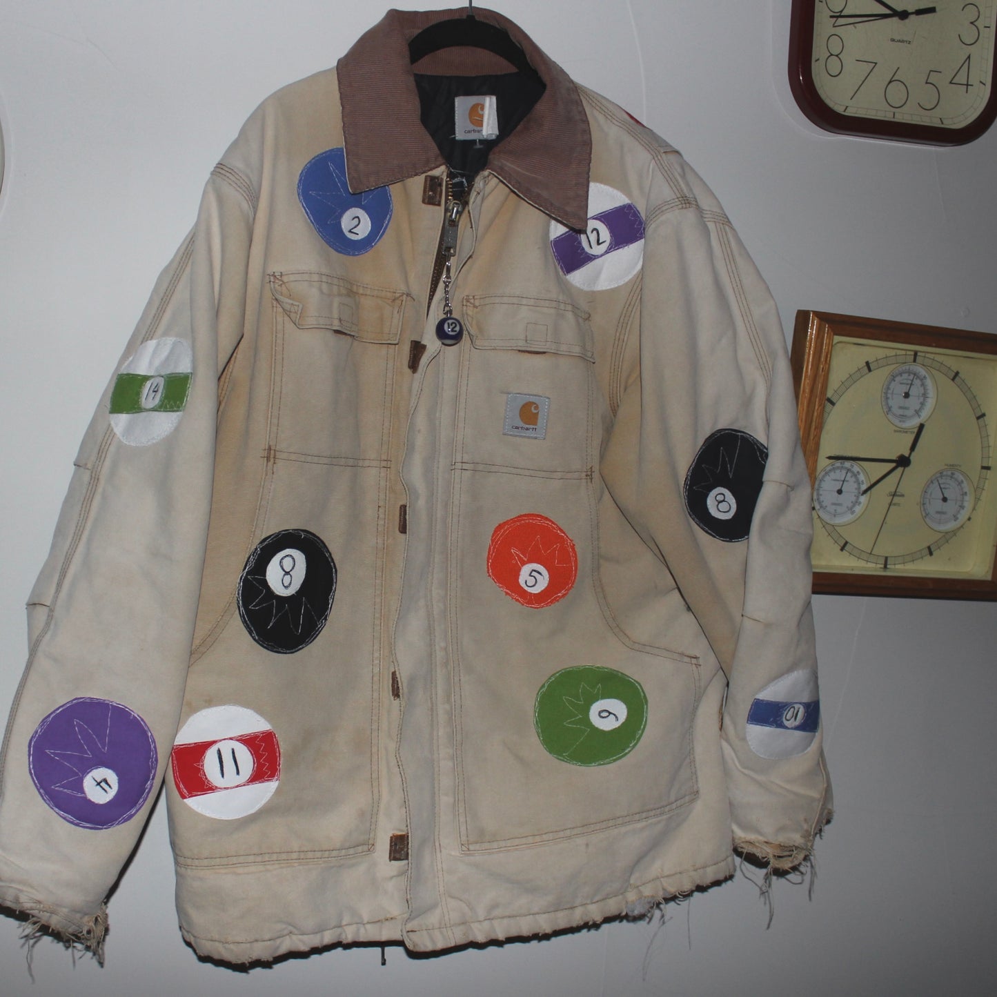 Billiard ball carhartt jacket(XXL)
