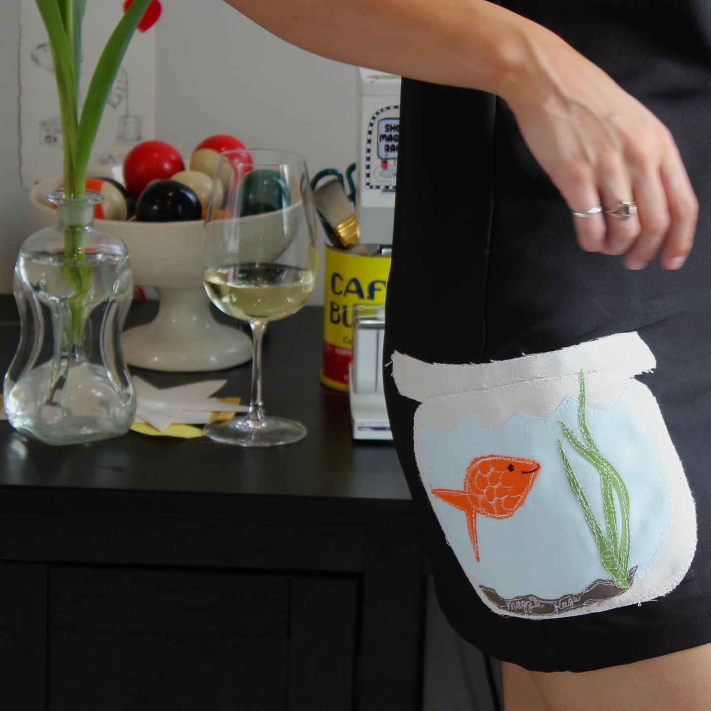 Fish tank mini dress(small)